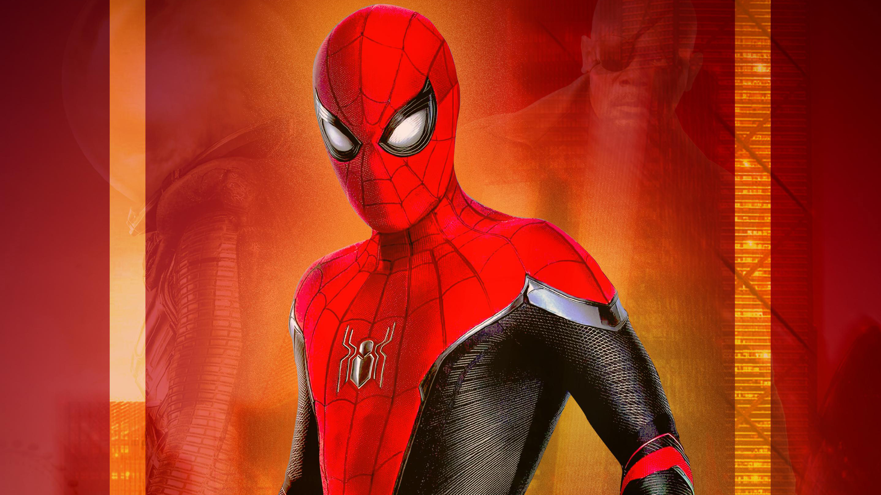 4K Poster Of Spider-Man Far From Home Wallpapers