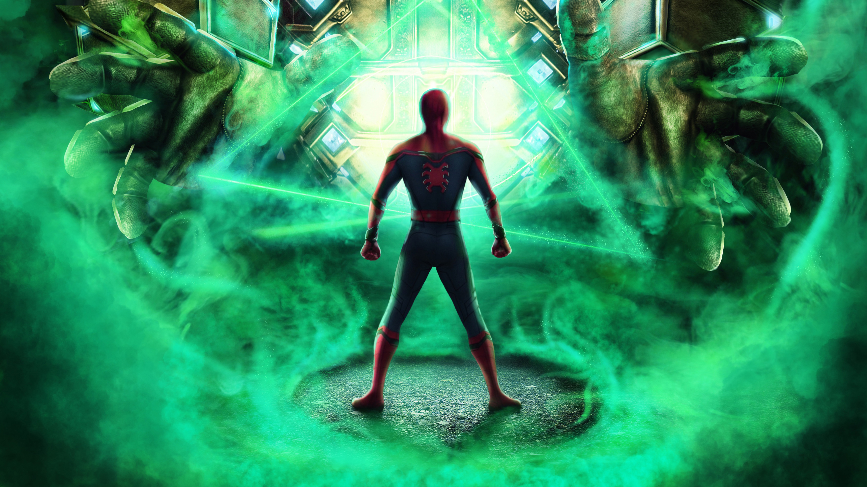 4K Poster Of Spider-Man Far From Home Wallpapers