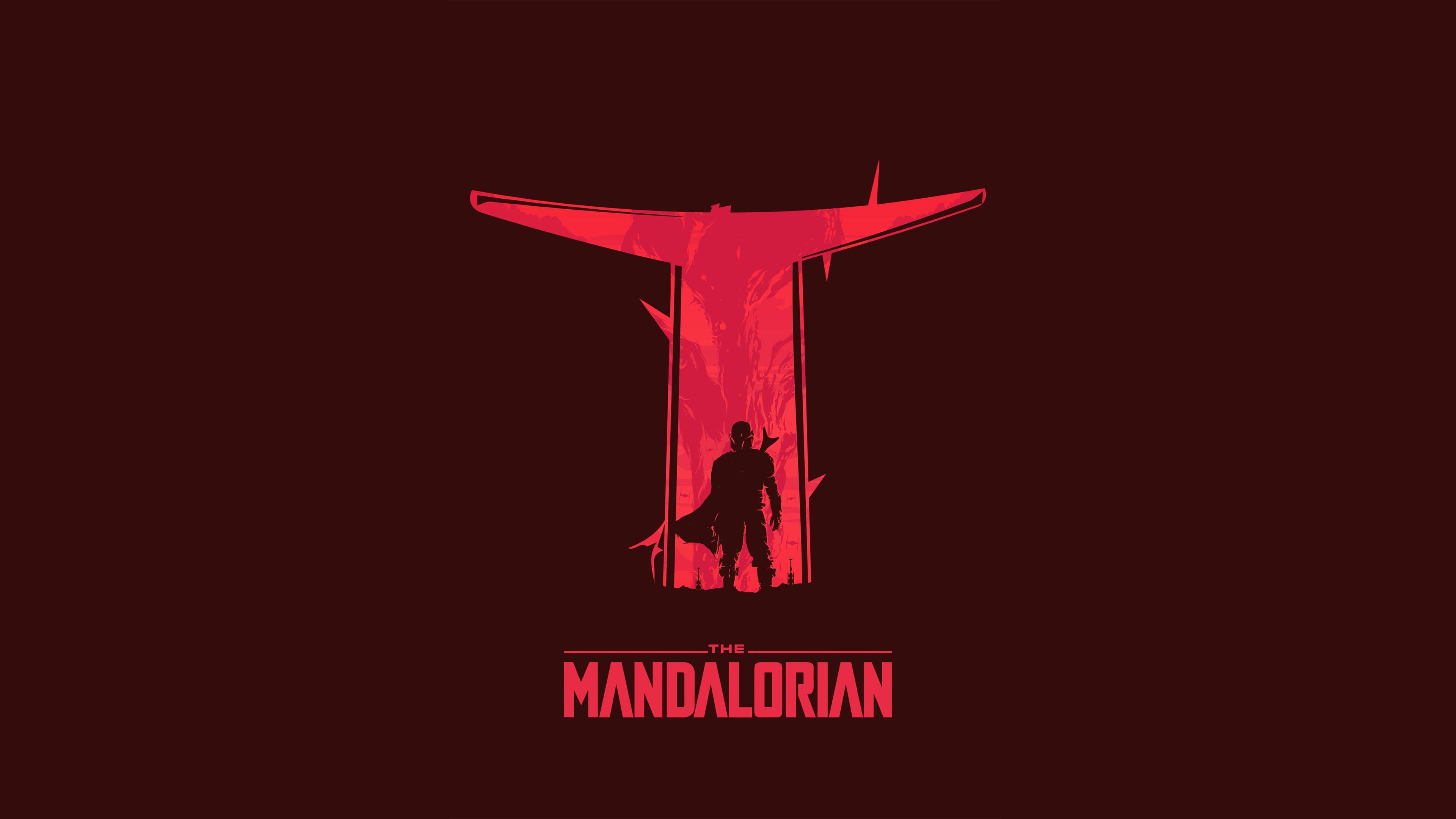 4K Poster Of The Mandalorian Wallpapers