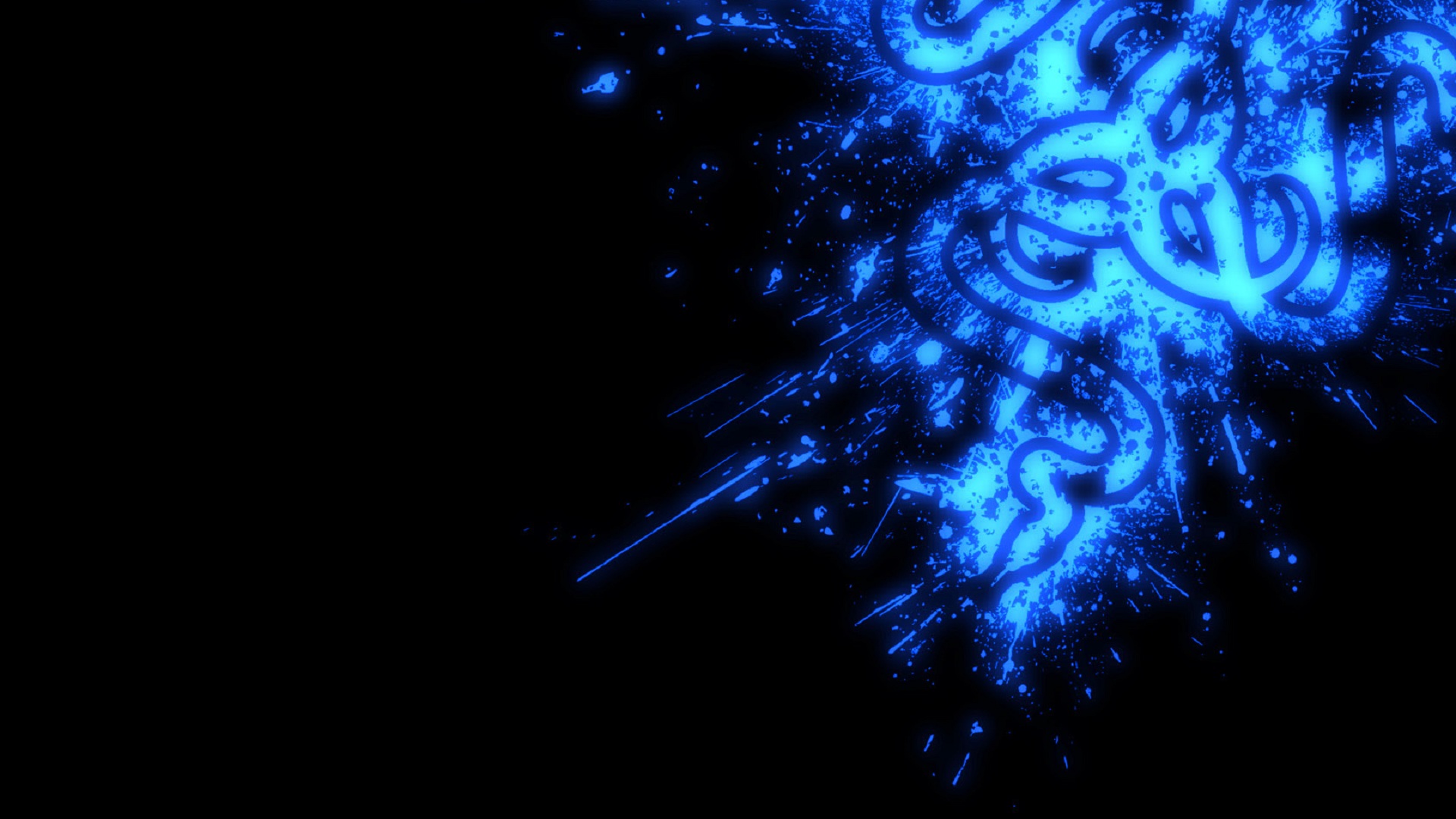 4K Razer Ice Blue Wallpapers