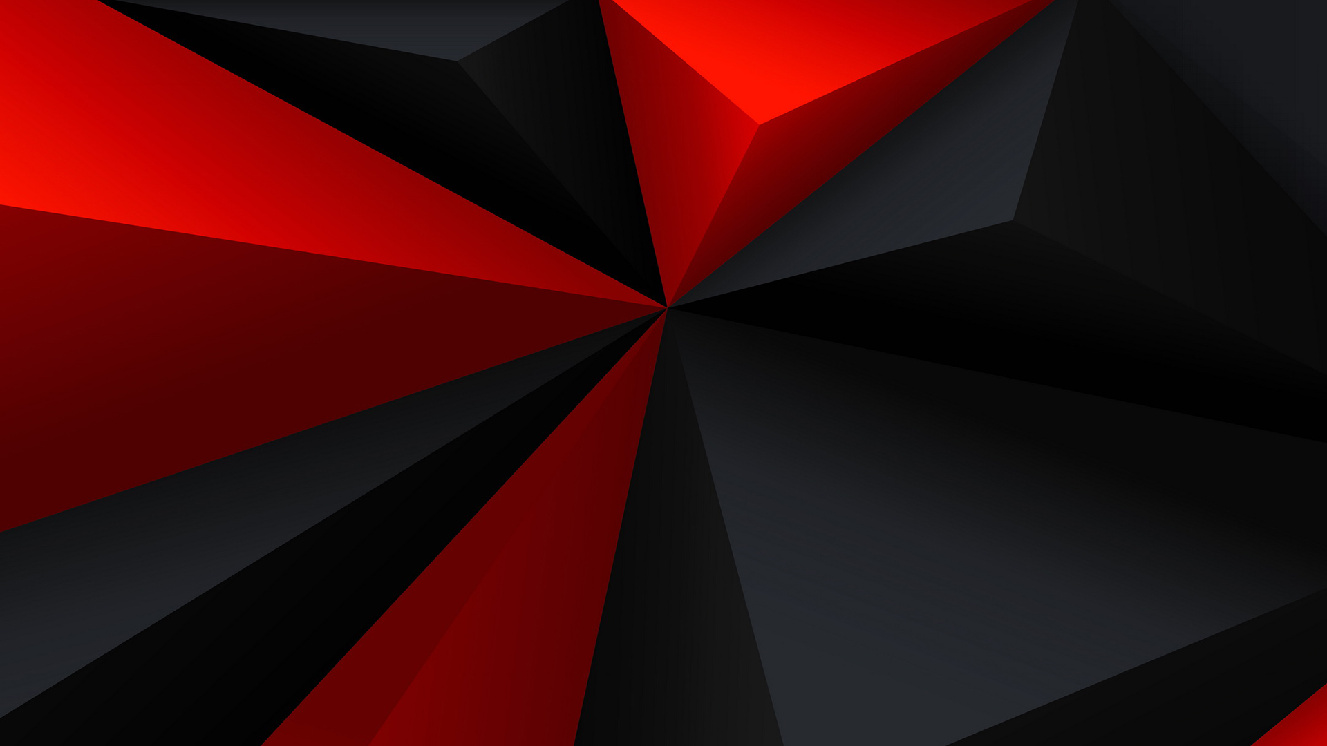 4K Red Polygon Wallpapers