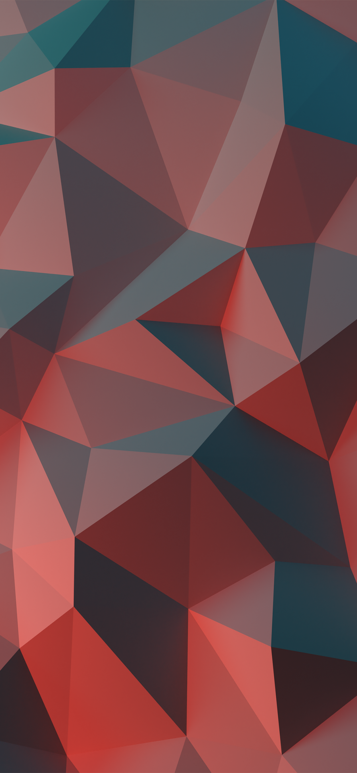4K Red Polygon Wallpapers
