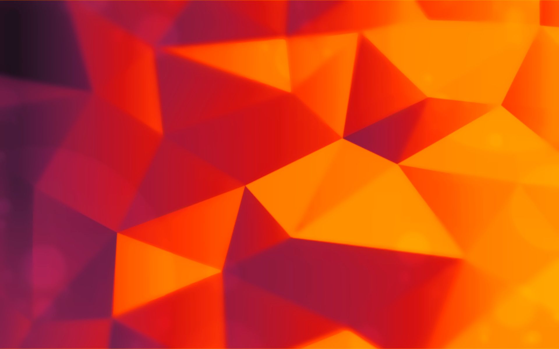 4K Red Polygon Wallpapers