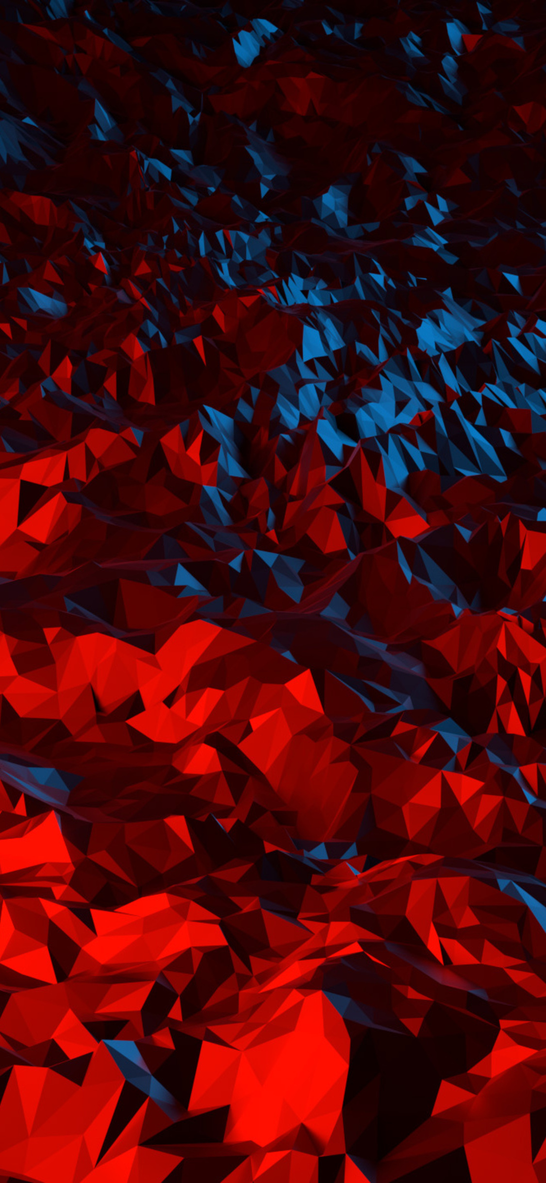 4K Red Polygon Wallpapers