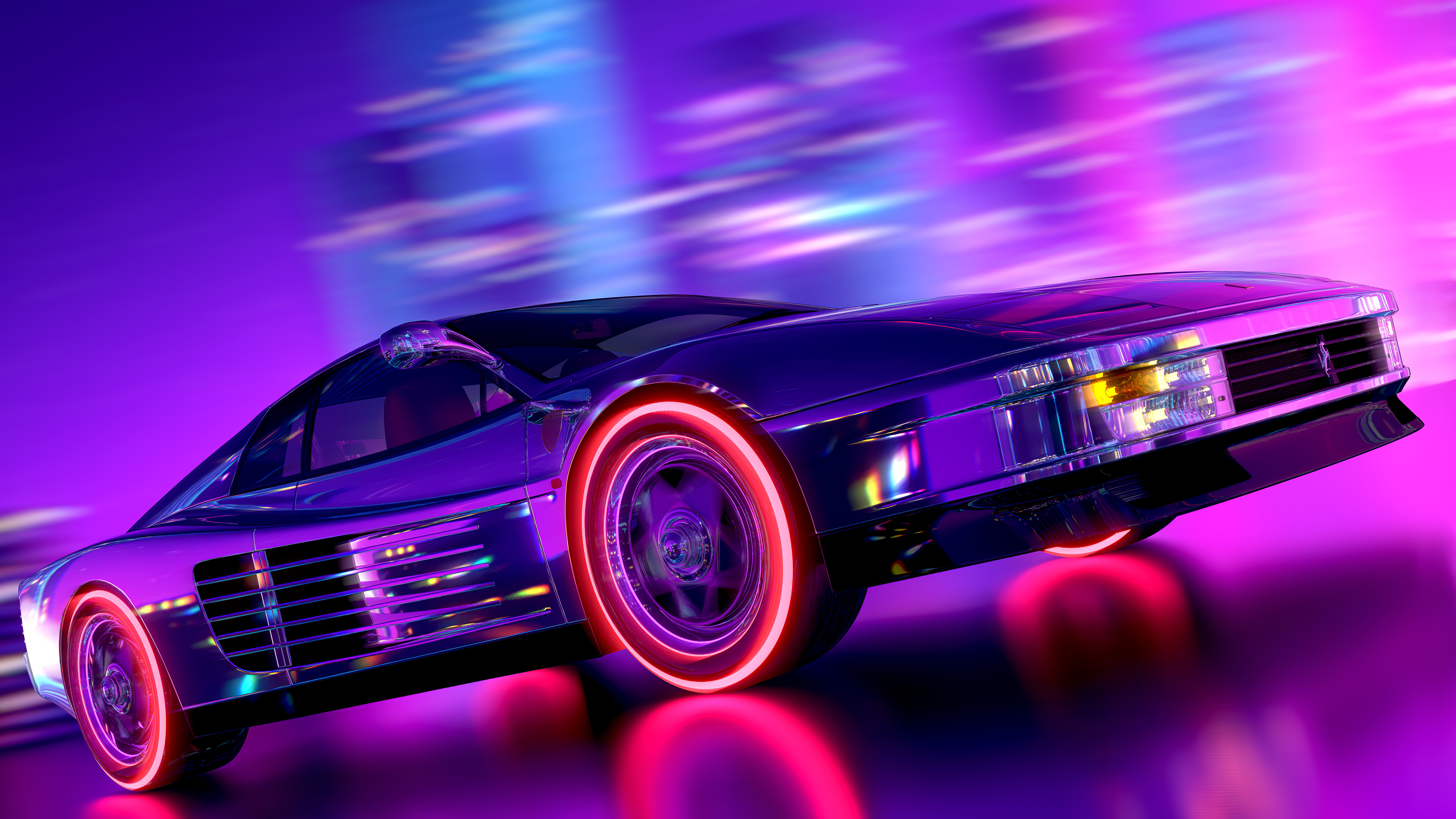 4K Retrowave Wallpapers