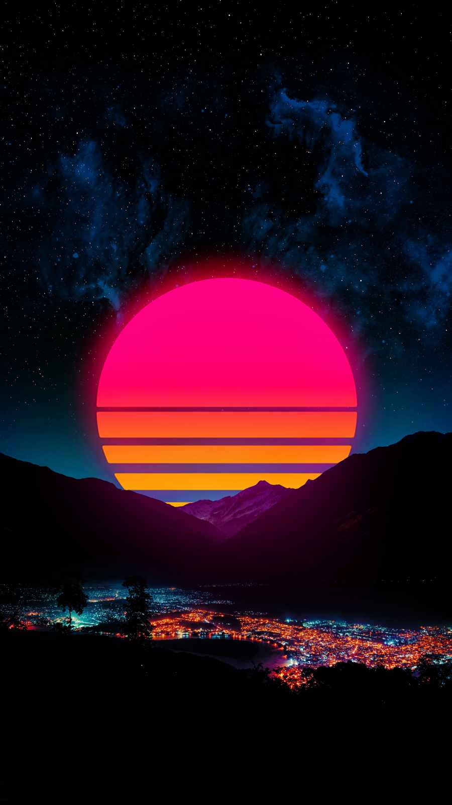 4K Retrowave Wallpapers