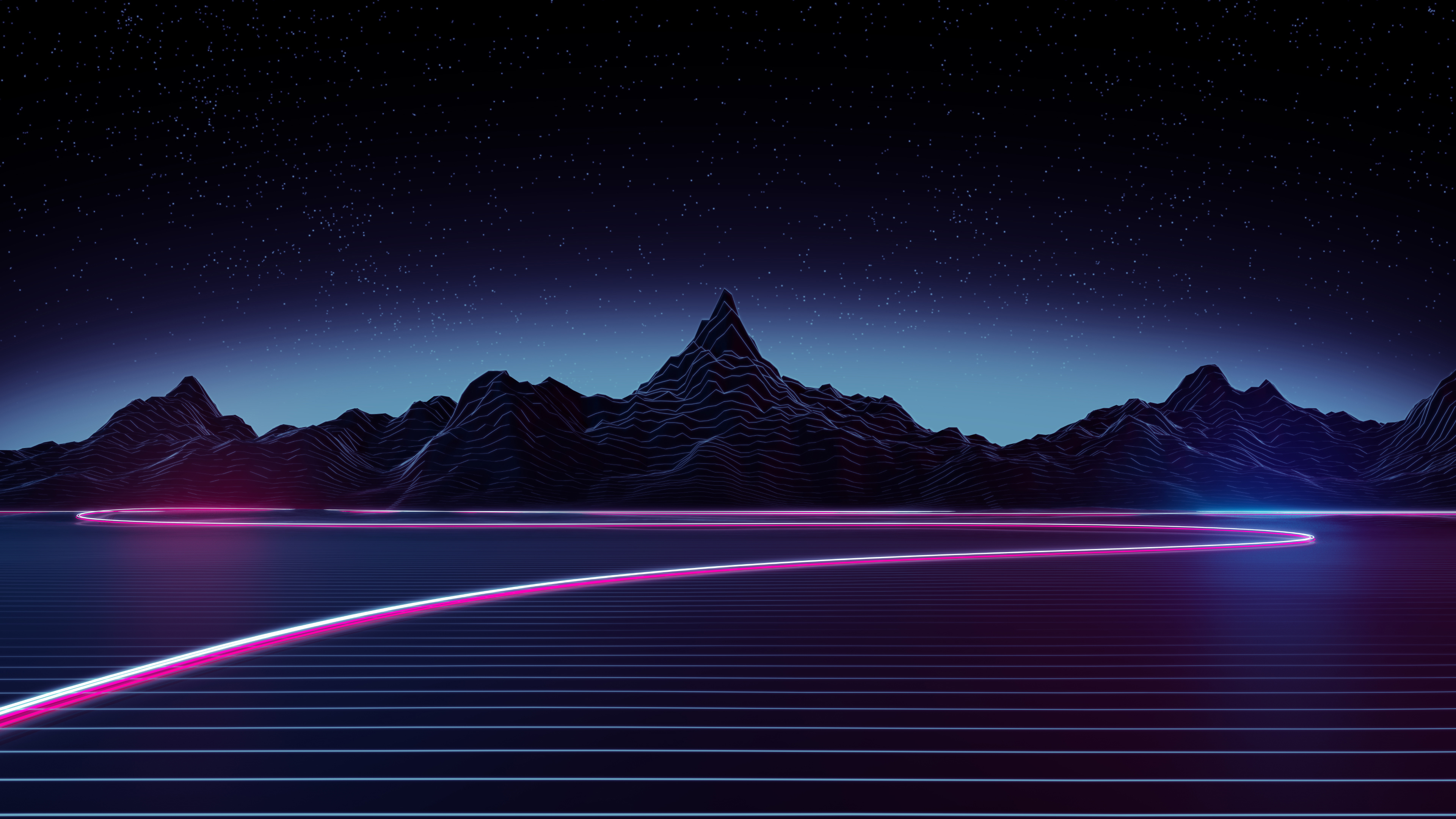 4K Retrowave Wallpapers