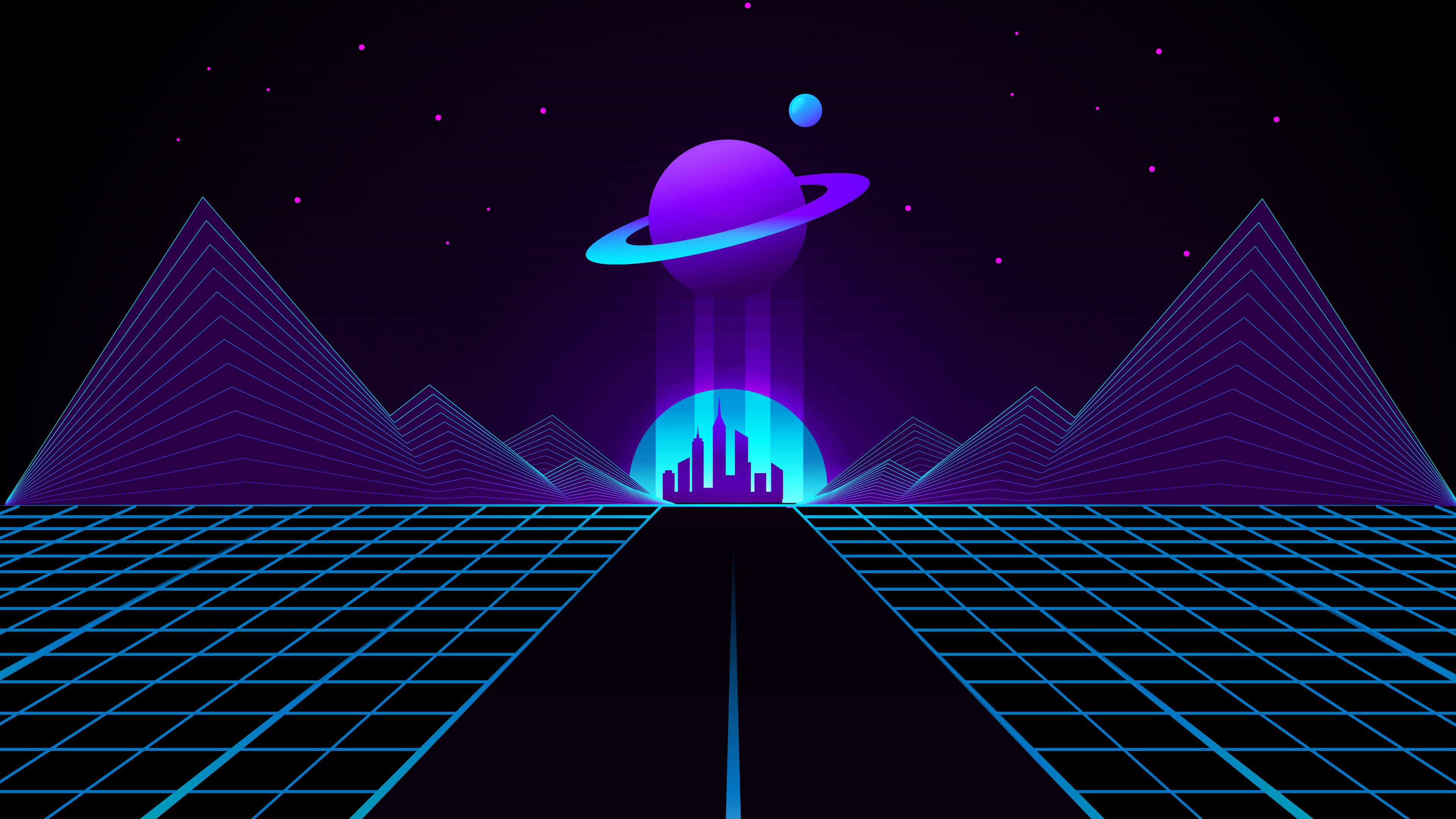 4K Retrowave Wallpapers