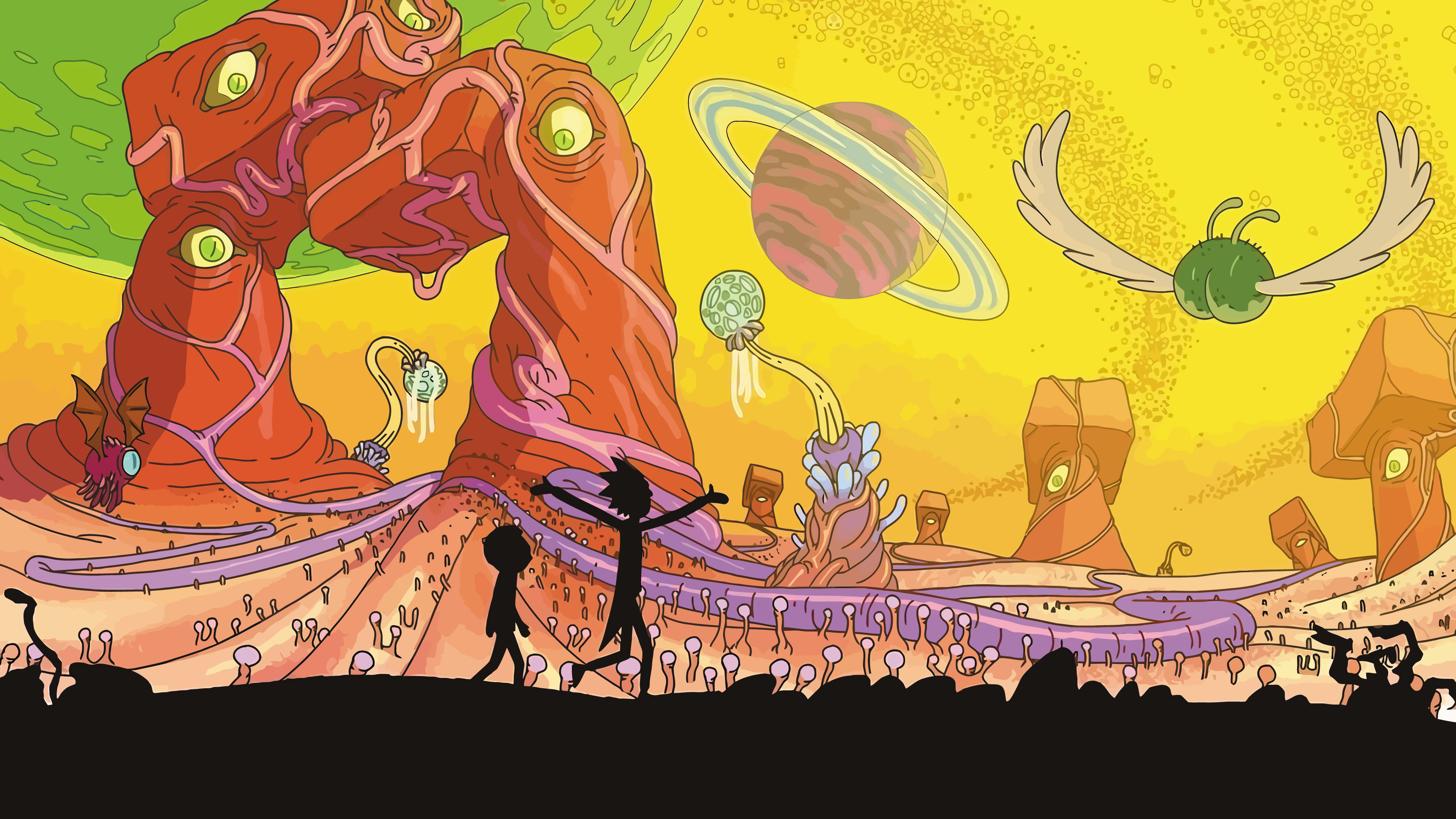 4K Rick And Morty 2020 Wallpapers