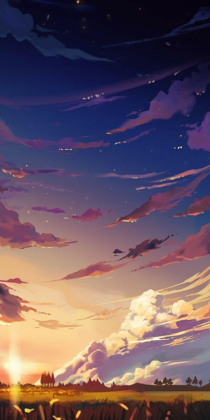 4K Scenery Sunset Anime Wallpapers