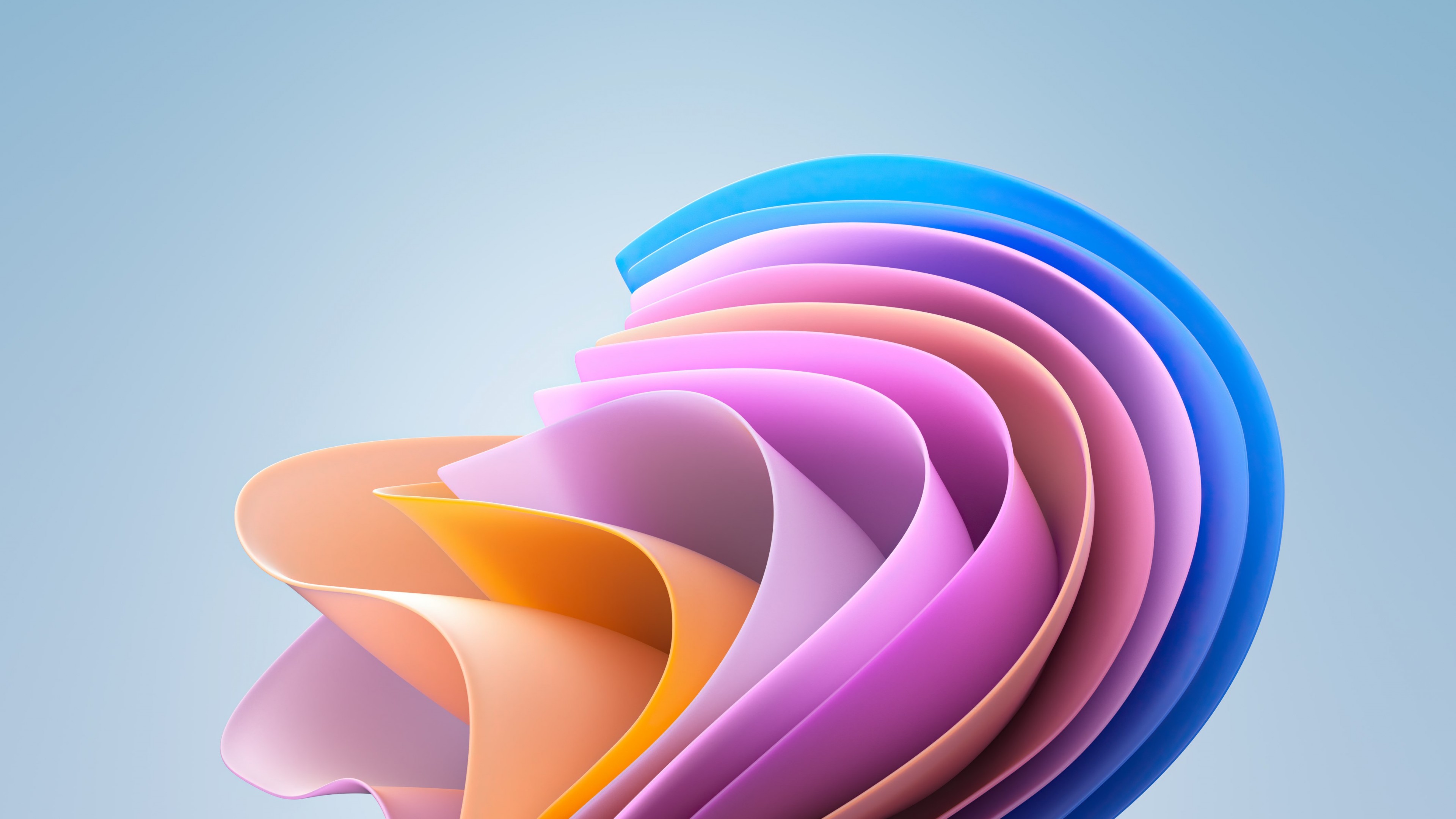 4K Spiral Shapes Purple Pink Abstract Wallpapers