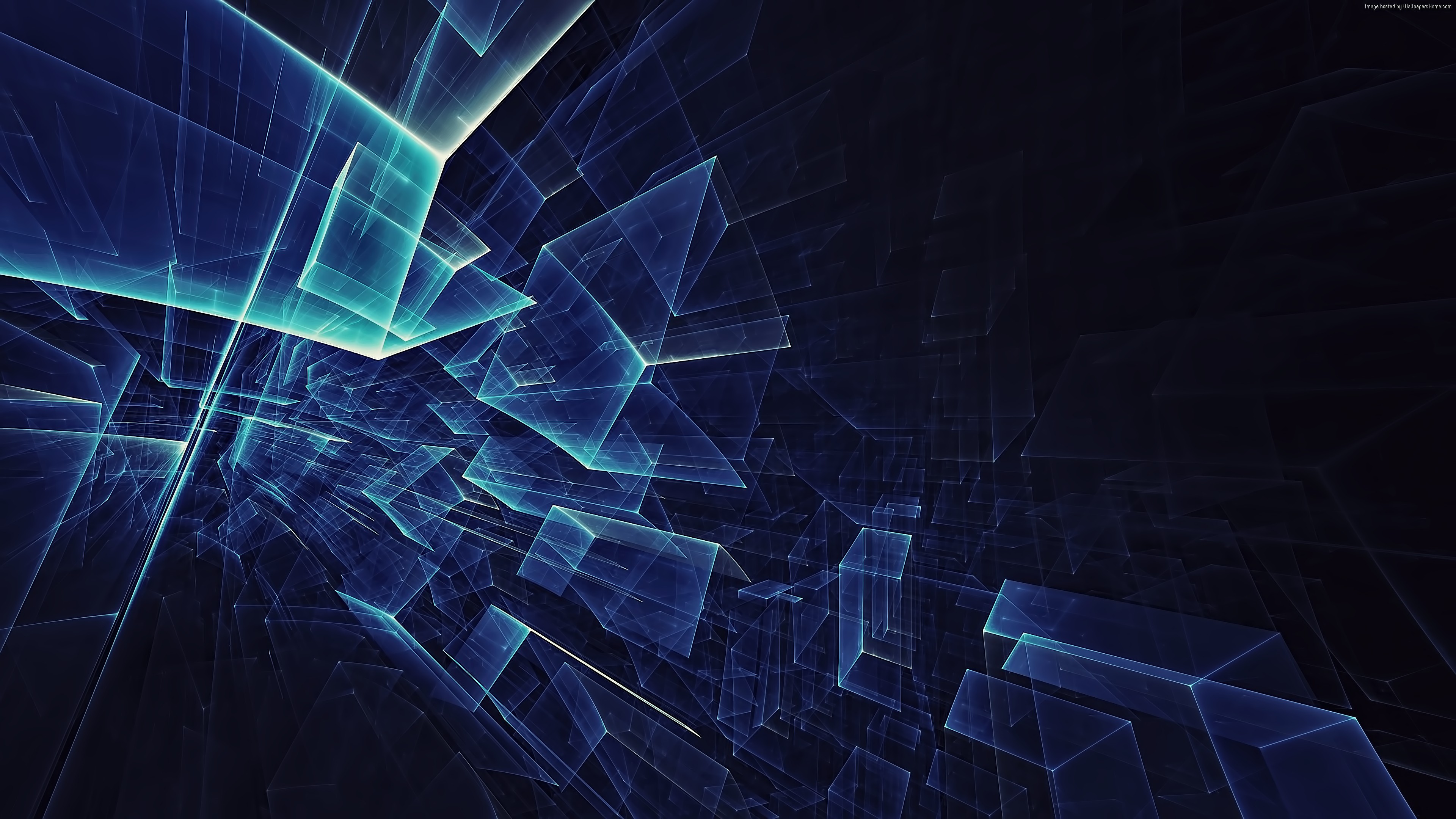 4K Squares Abstract Art Wallpapers