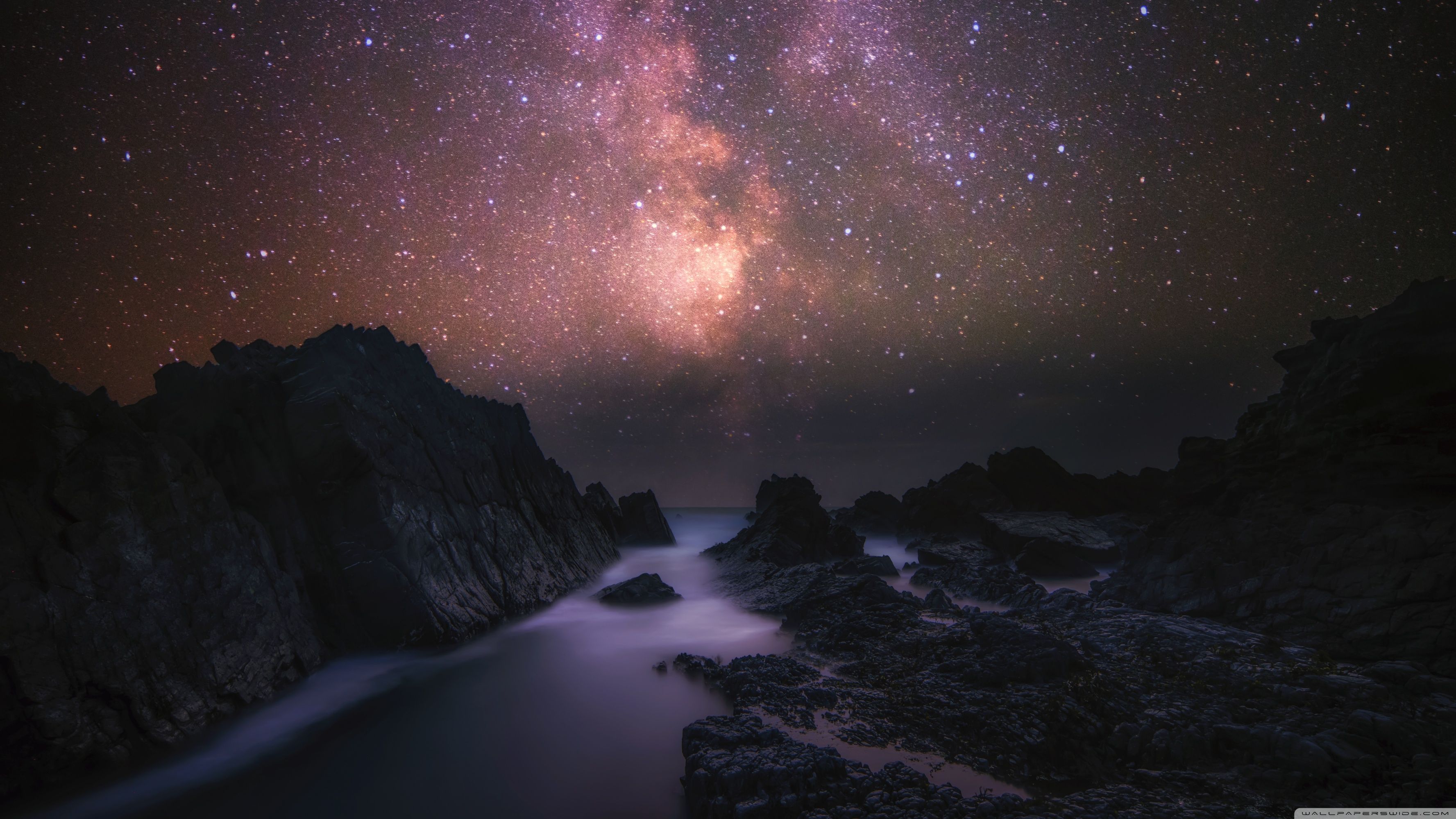 4K Starry Sky Stars Milky Way Galaxy Wallpapers