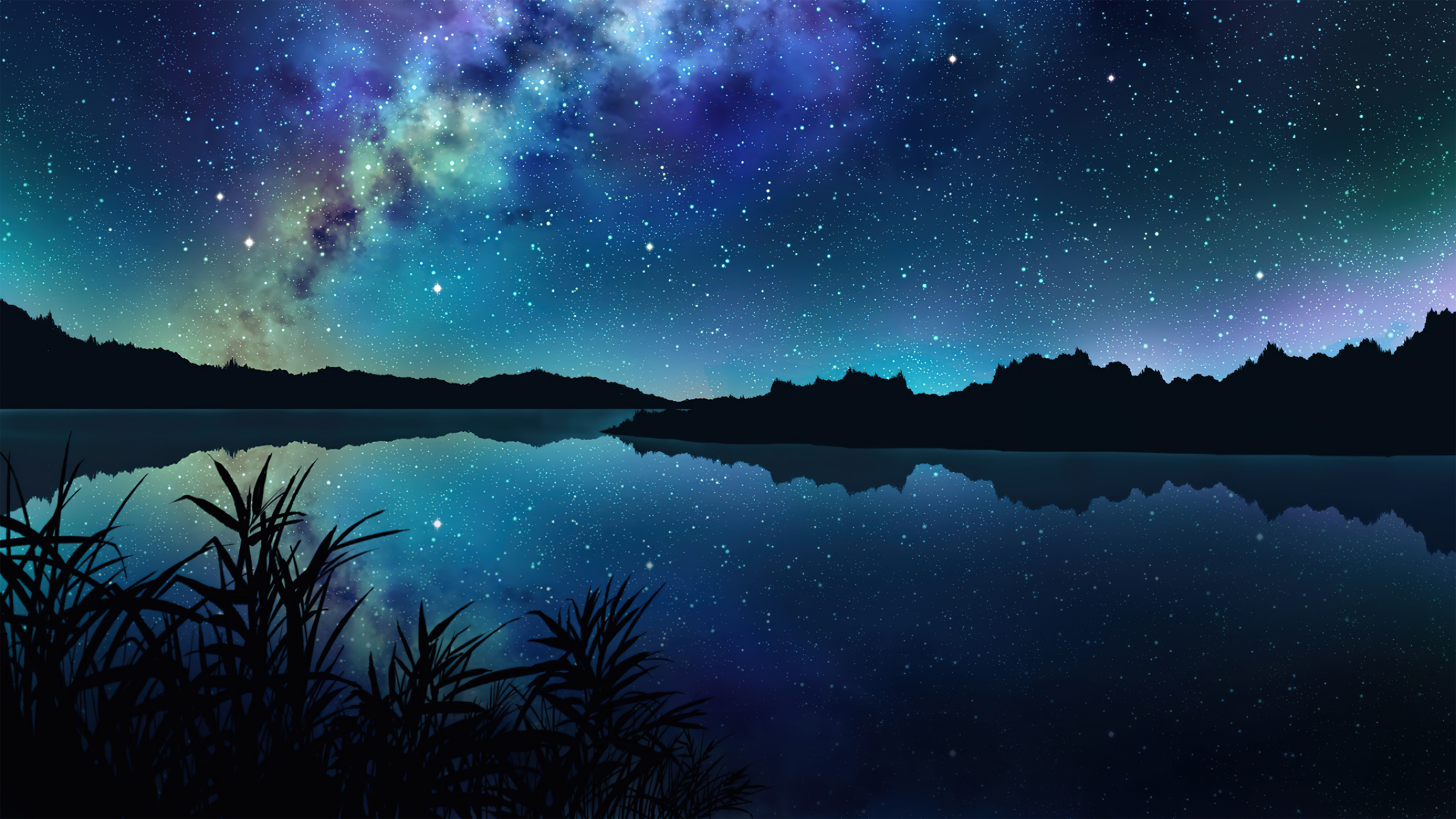 4K Starry Sky Stars Milky Way Galaxy Wallpapers