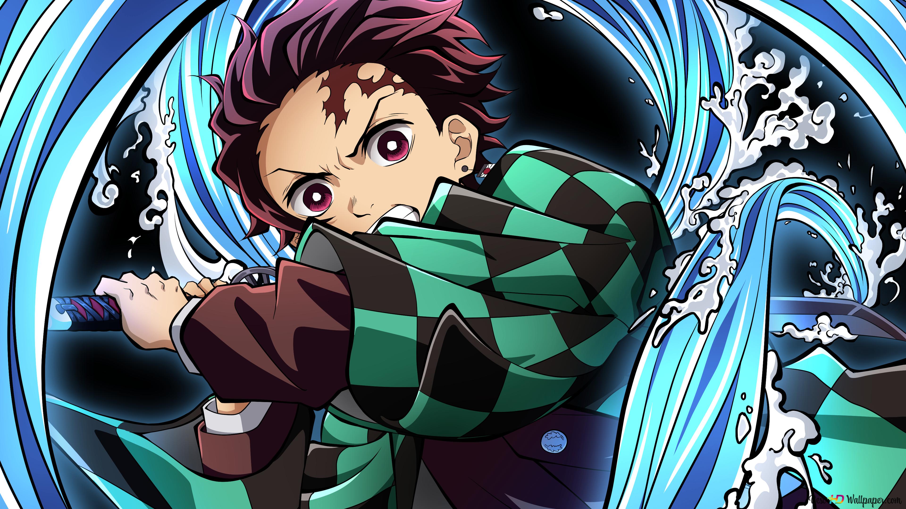 4K Tanjirou Kamado Art Wallpapers