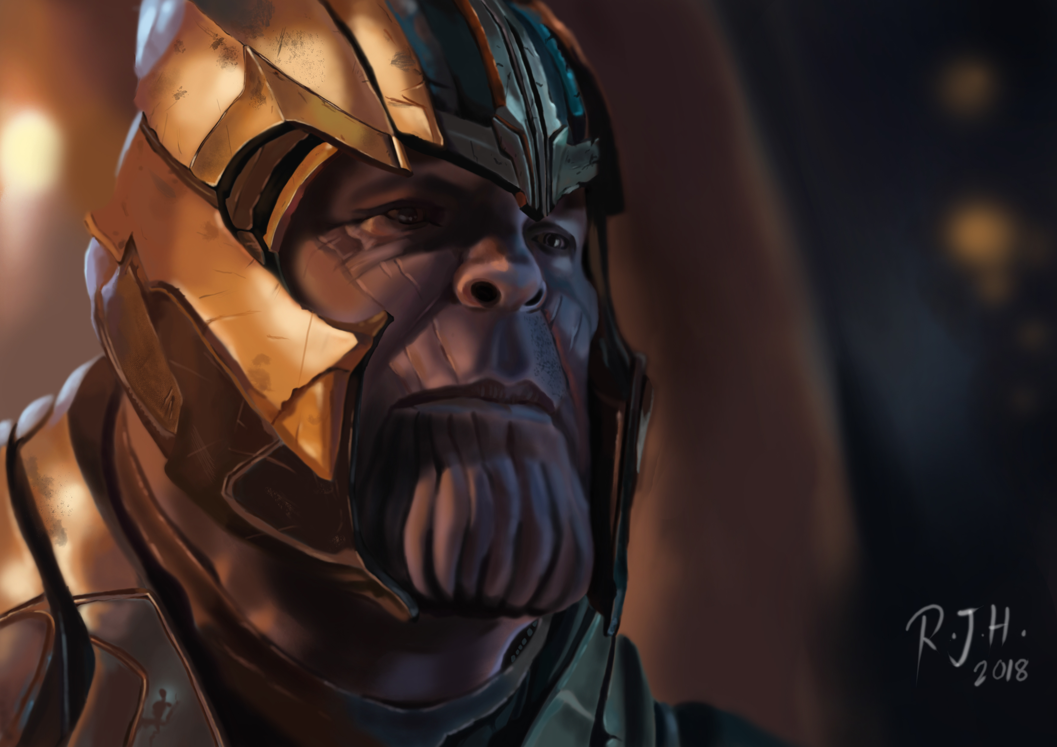 4K Thanos Art Wallpapers