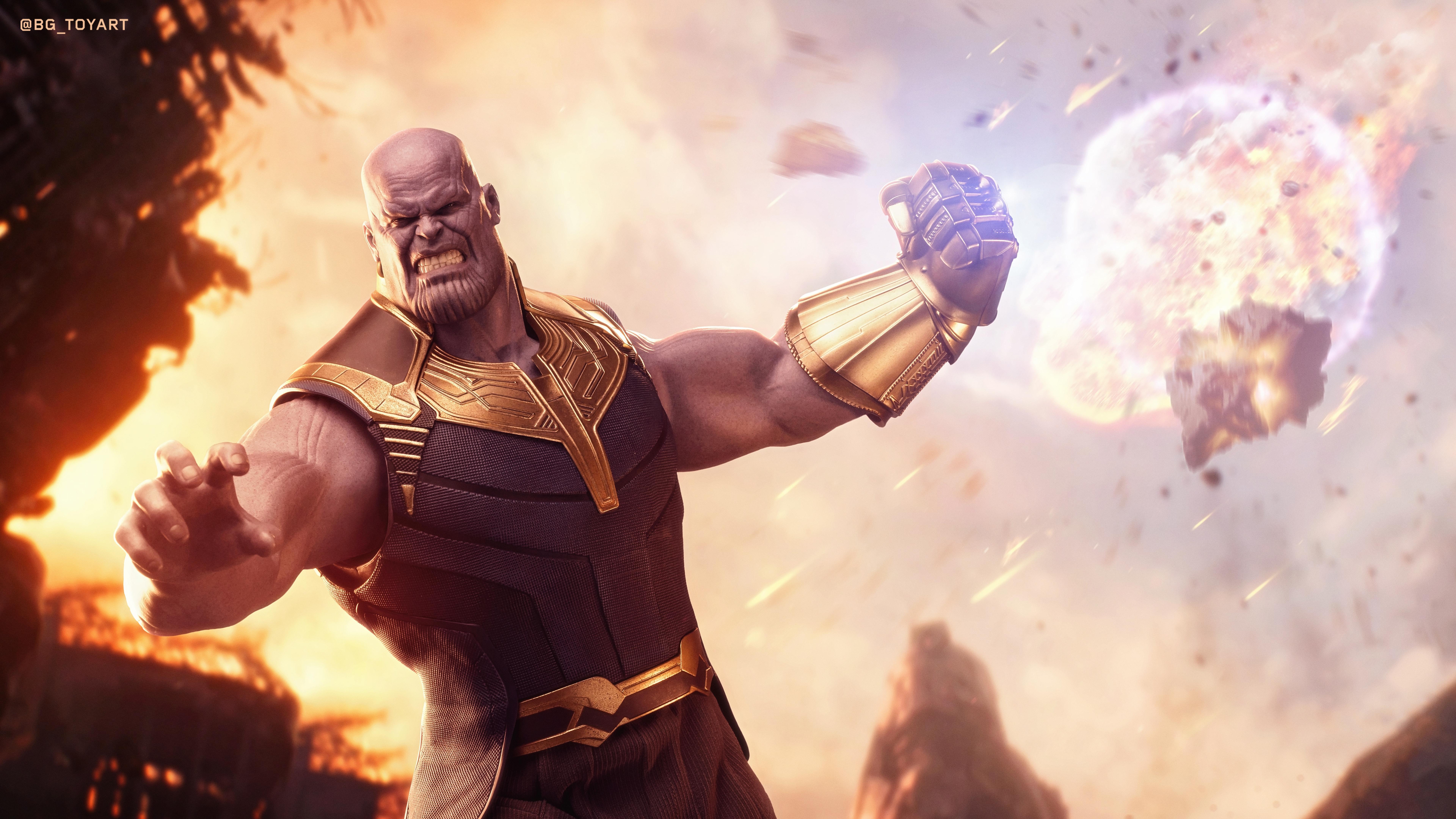 4K Thanos Art Wallpapers