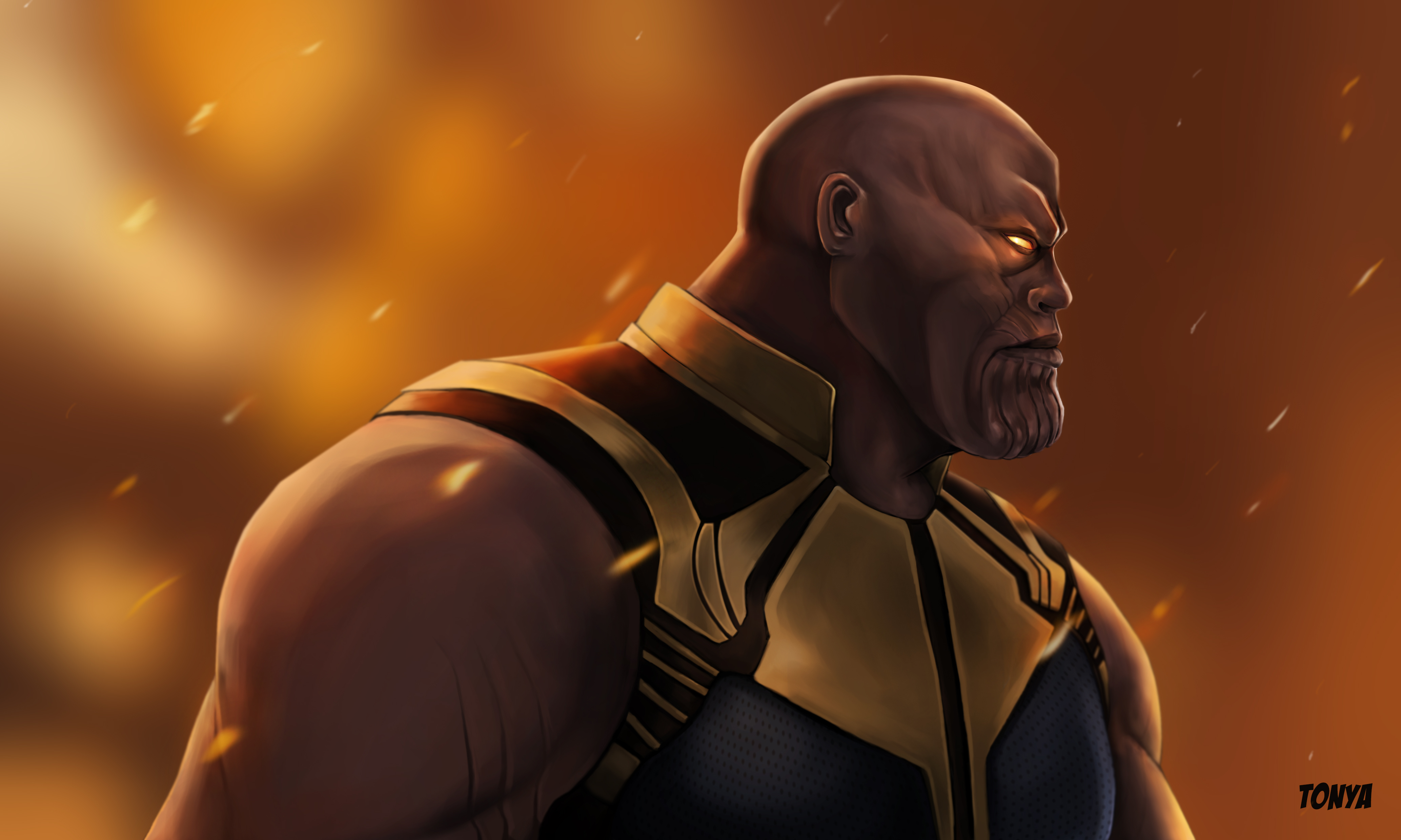 4K Thanos Art Wallpapers