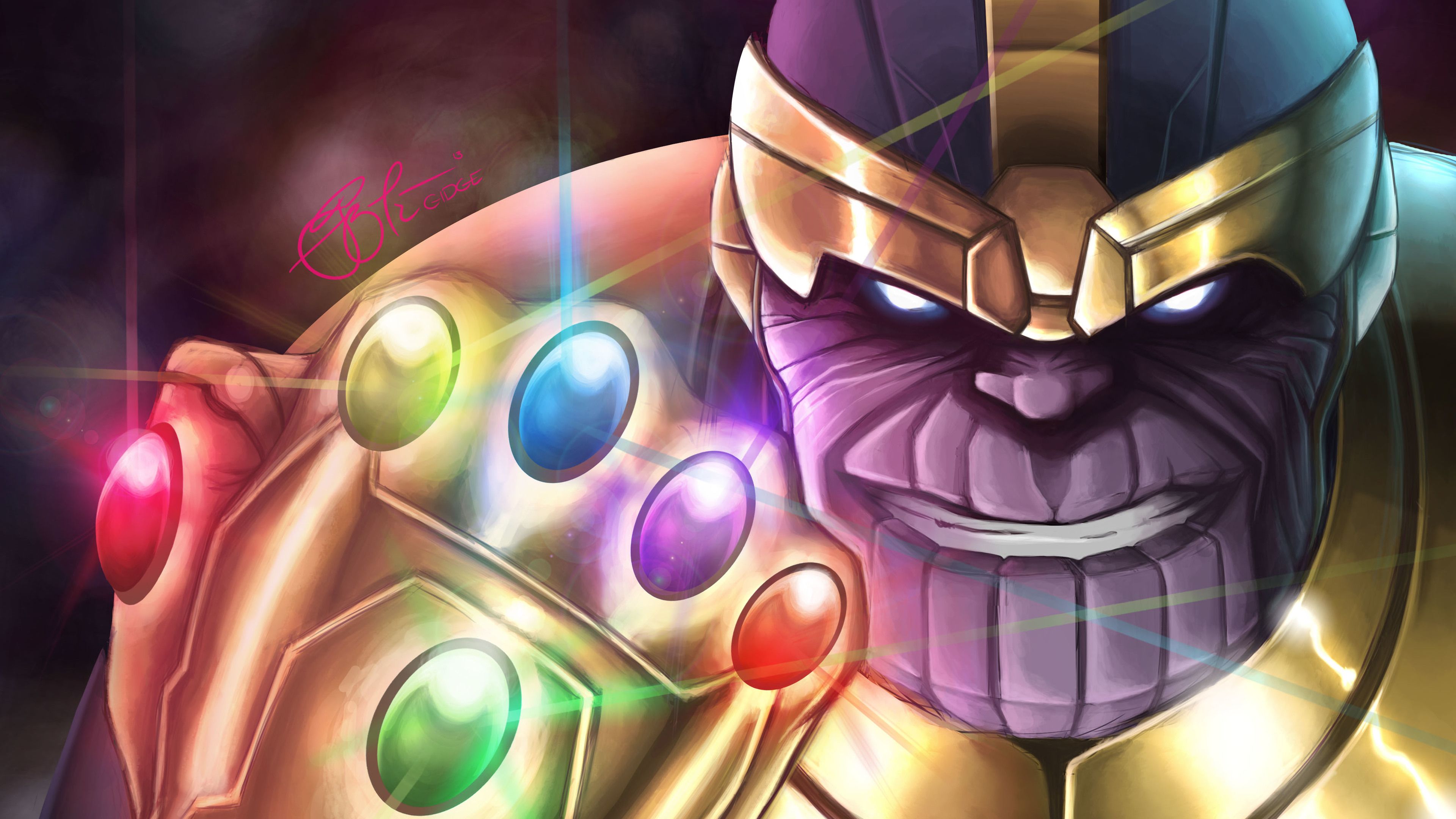 4K Thanos Art Wallpapers