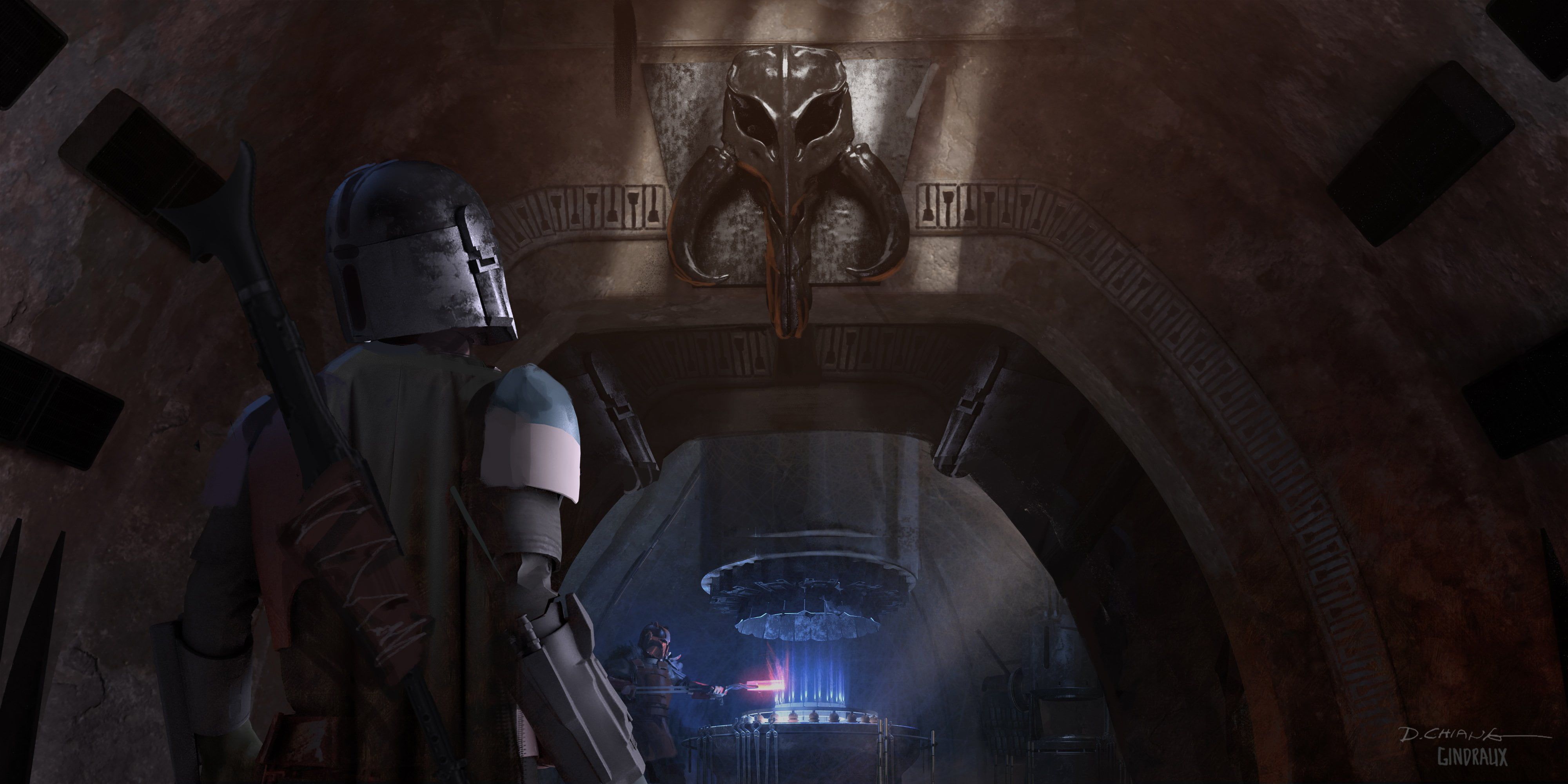 4K The Mandalorian Art Wallpapers