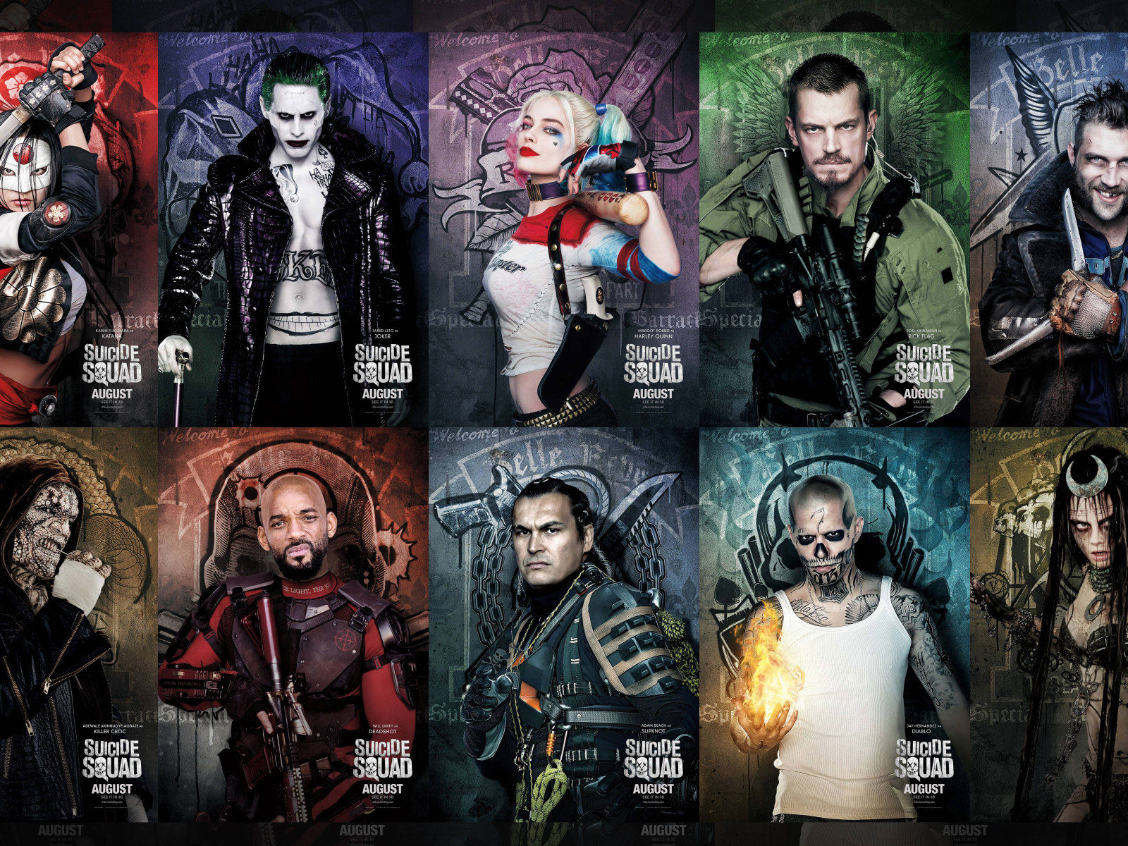 4K The Suicide Squad 2021 Cast Wallpapers