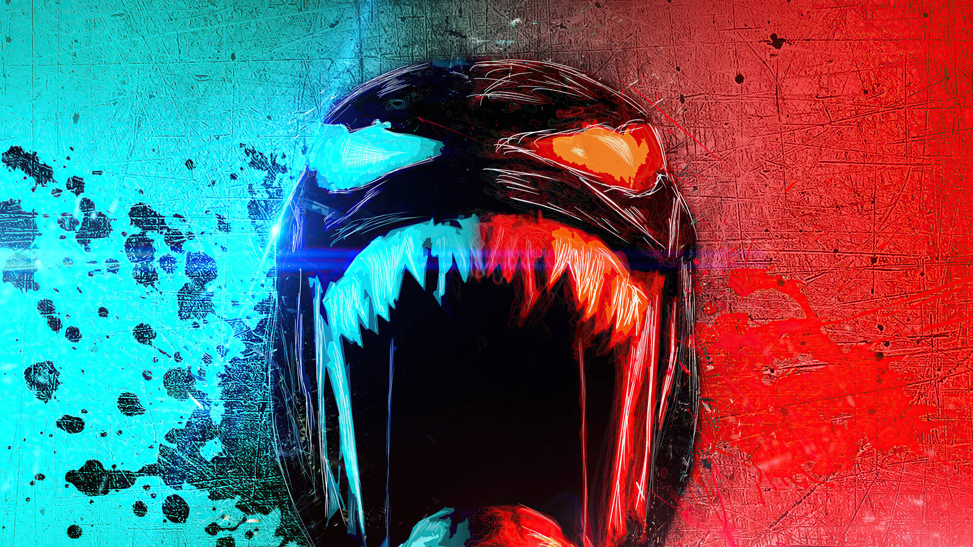 4K Venom Let There Be Carnage Logo Wallpapers