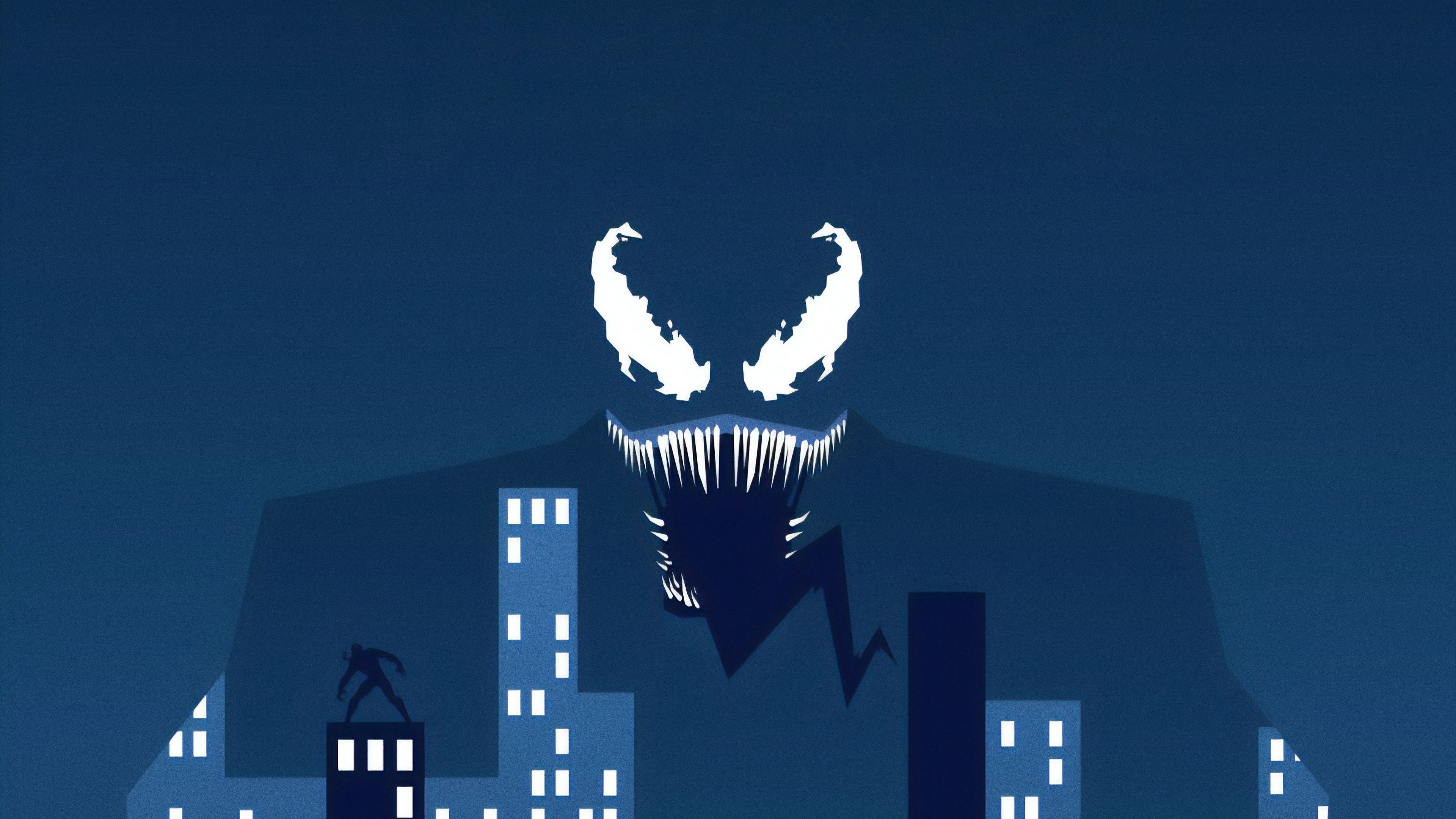 4K Venom Minimalism Wallpapers