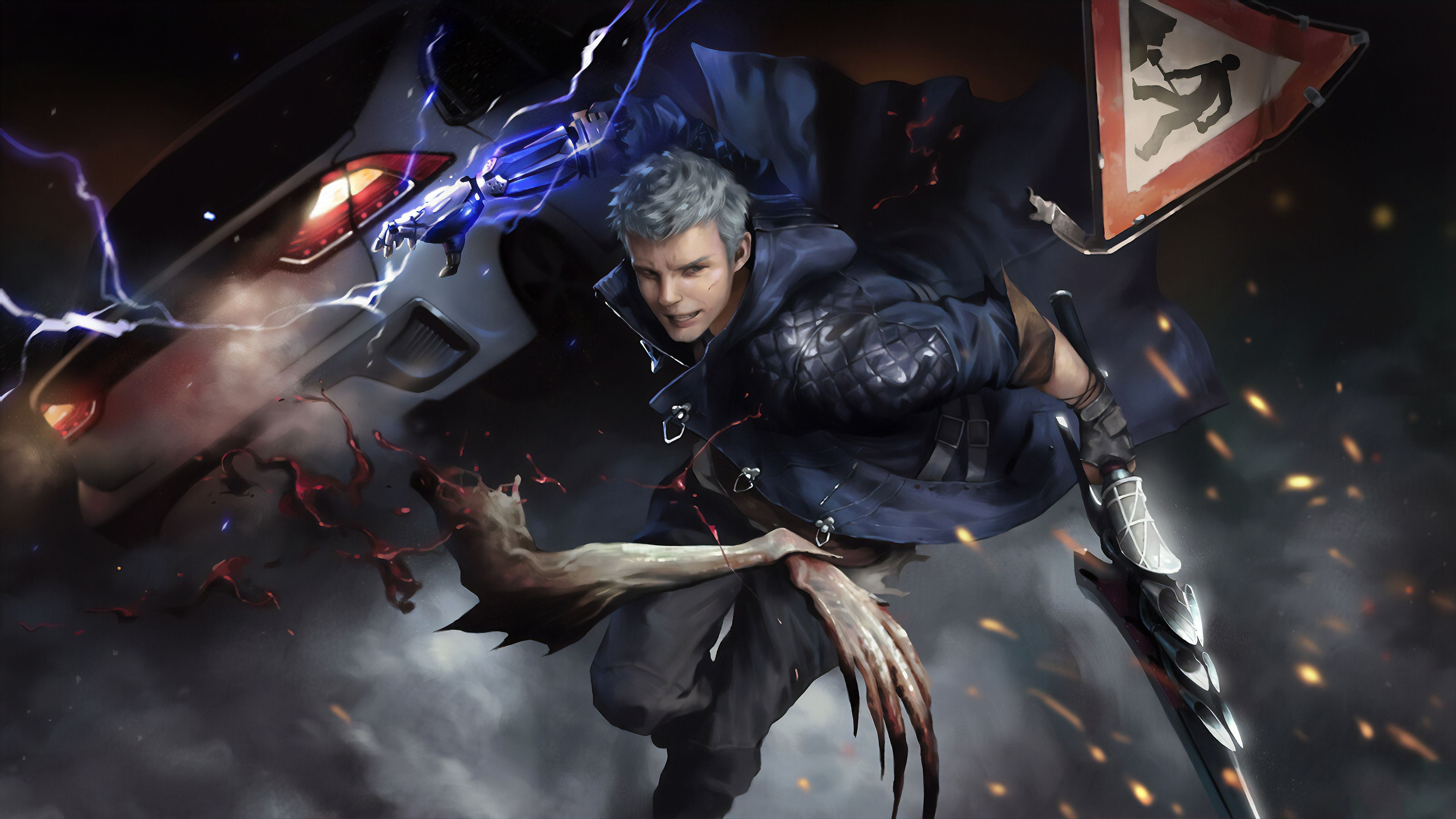 4K Vergil Devil May Cry 5 Wallpapers