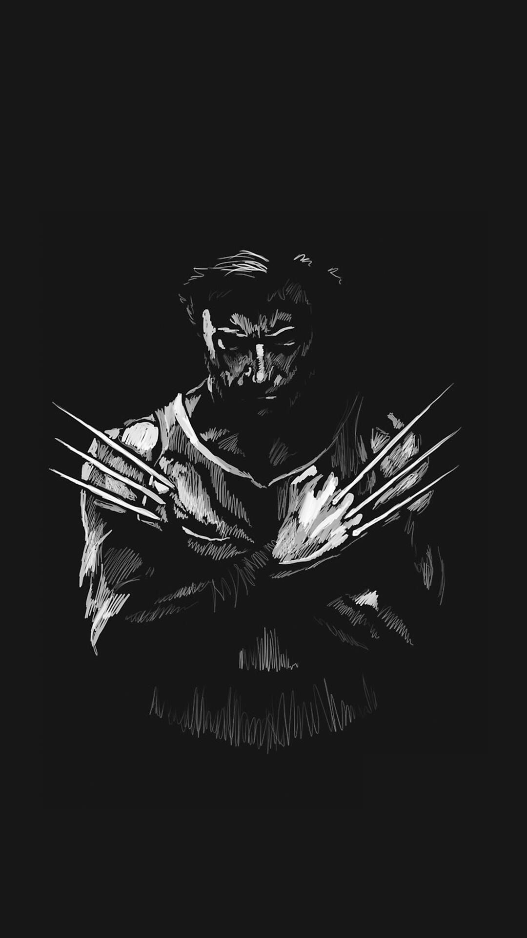 4K Wolverine Minimal Wallpapers