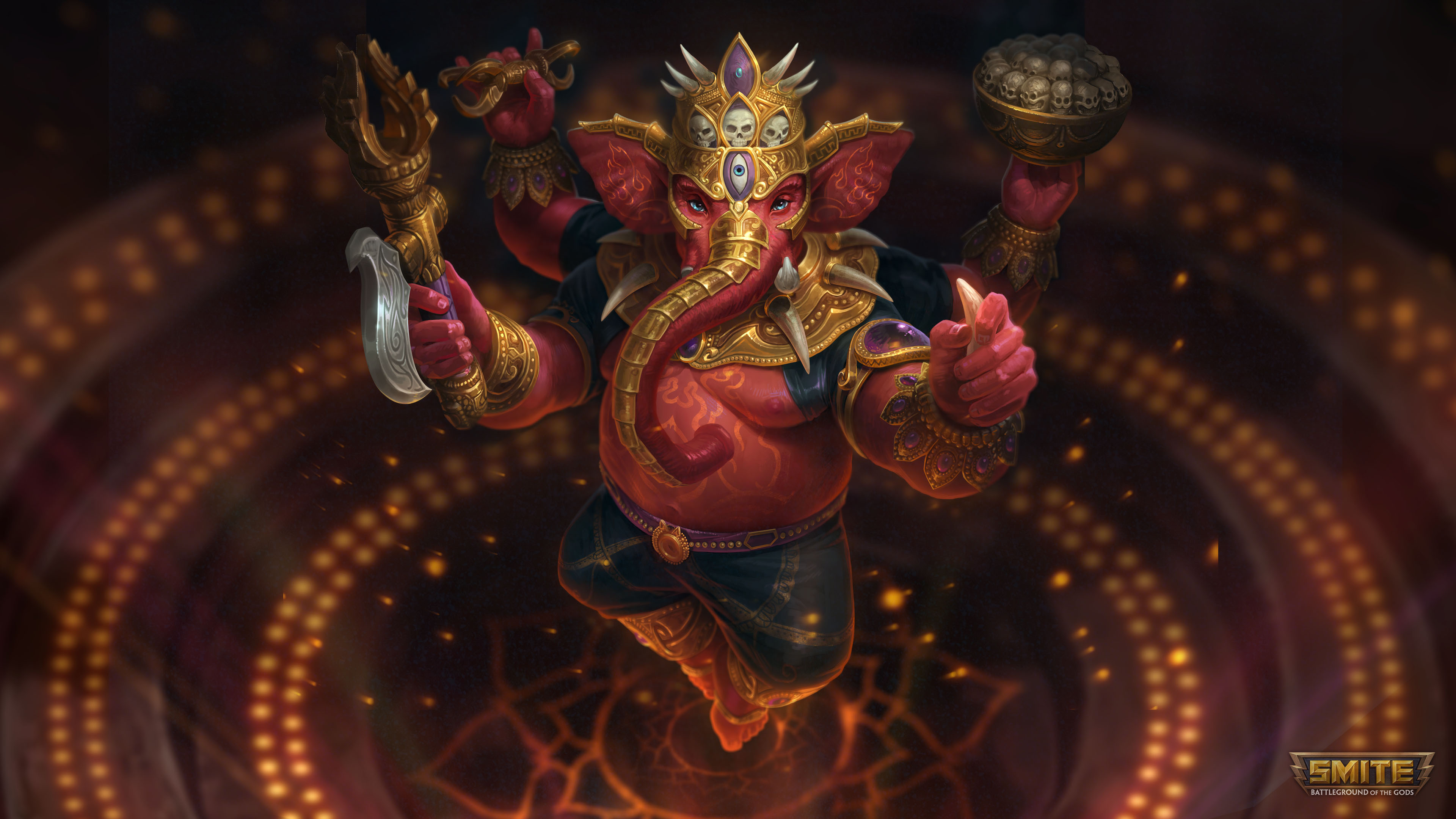 4K Xbalanque Smite Wallpapers