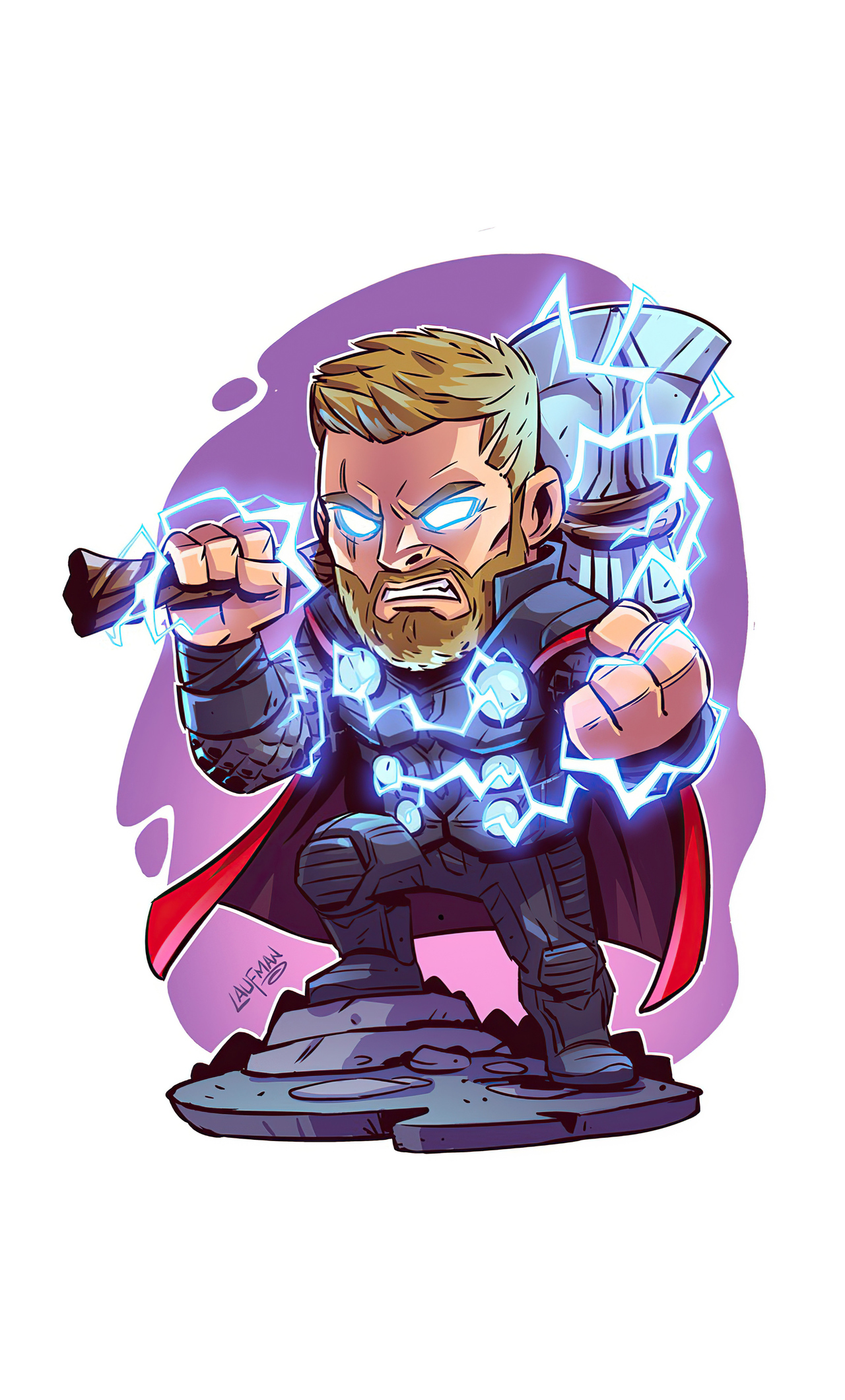 5K Thor Minimalism Wallpapers