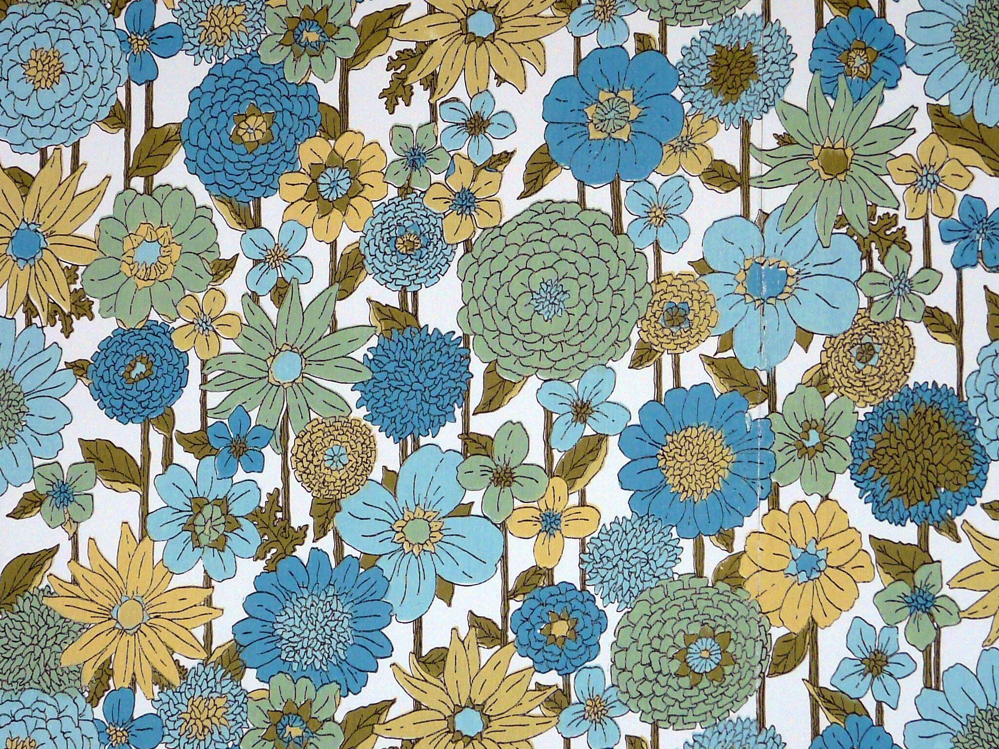 70S Floral Wallpapers