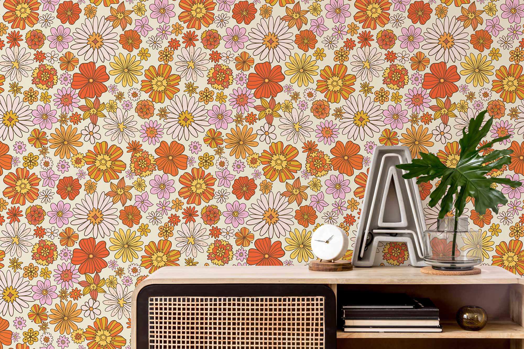 70S Floral Wallpapers