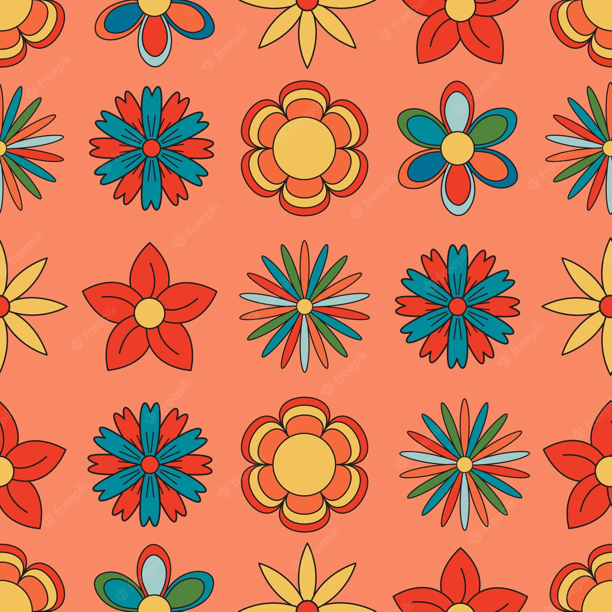 70S Floral Wallpapers