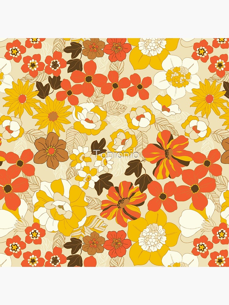 70S Floral Wallpapers