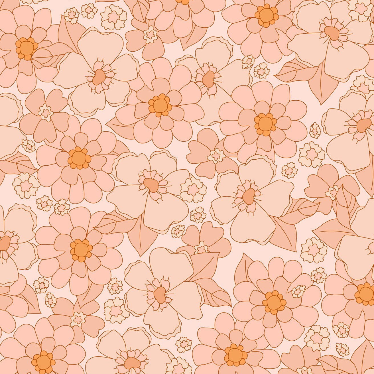 70S Floral Wallpapers