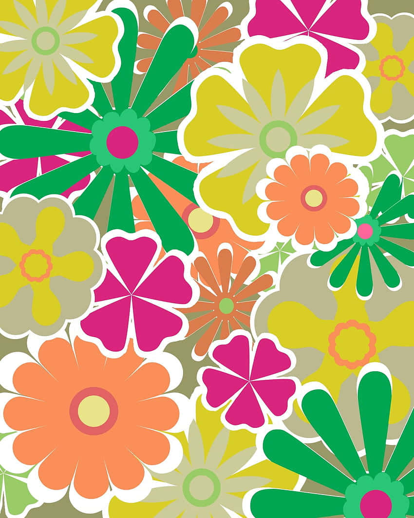 70S Flower Power Wallpapers