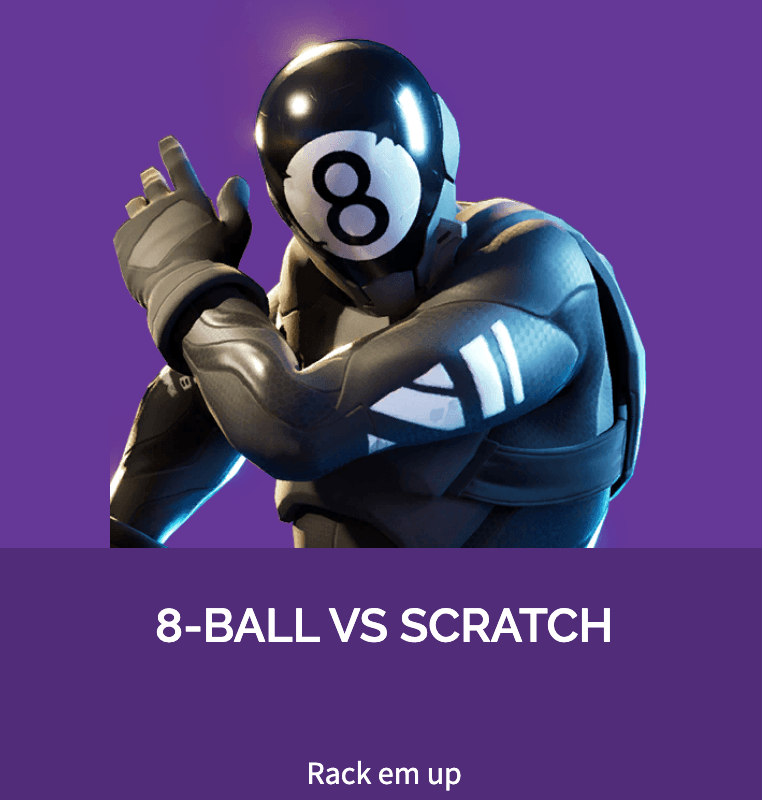 8-Ball Vs Scratch Fortnite Wallpapers