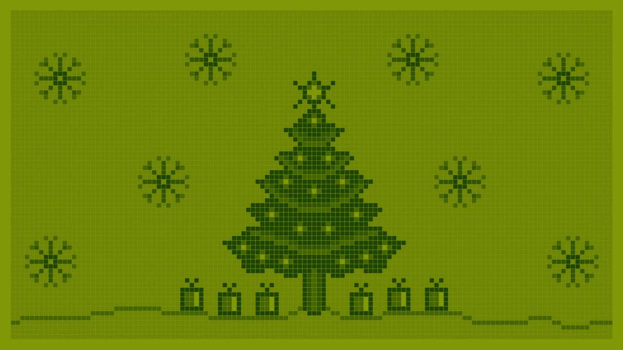 8-Bit Christmas Movie Wallpapers