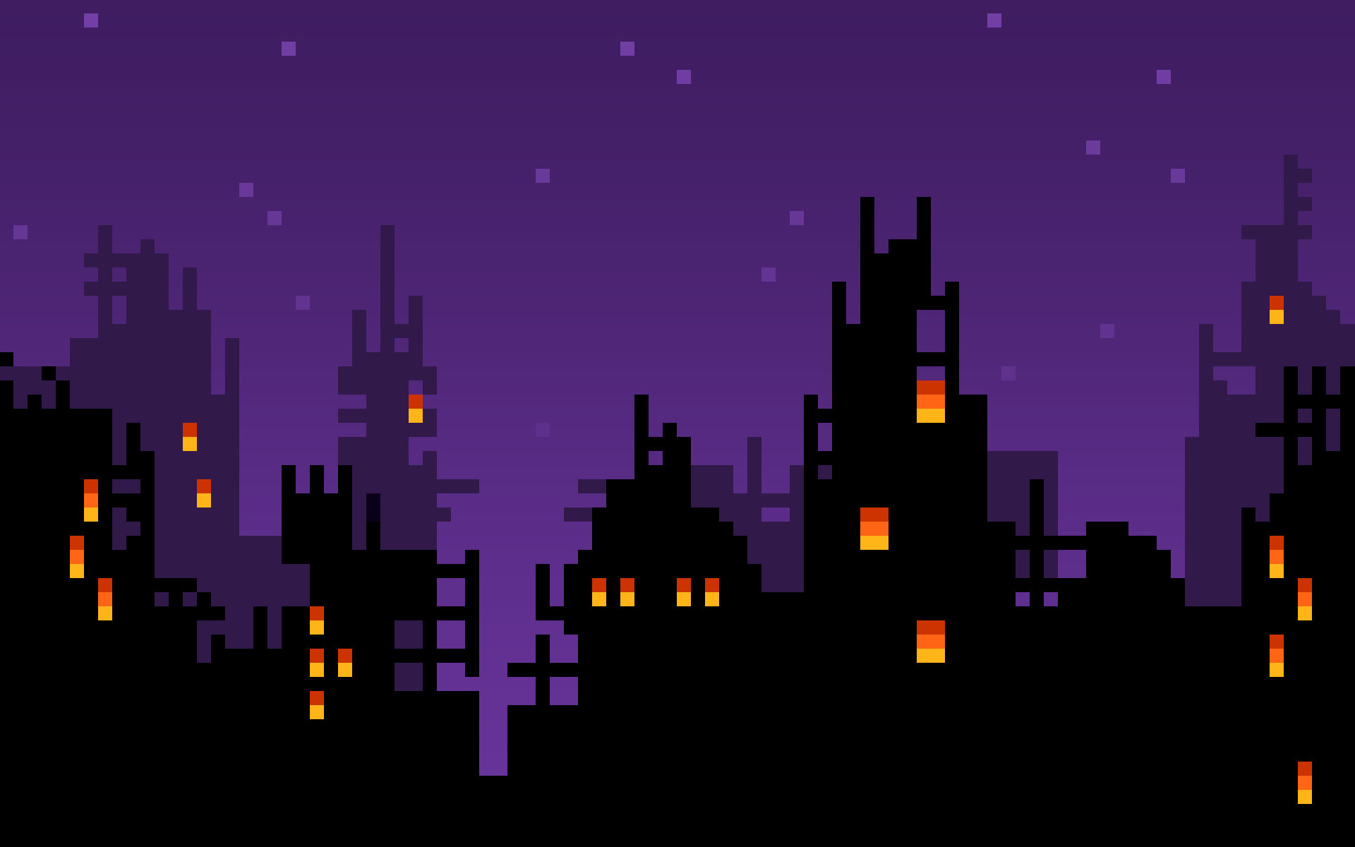 8 Bit City Wallpapers