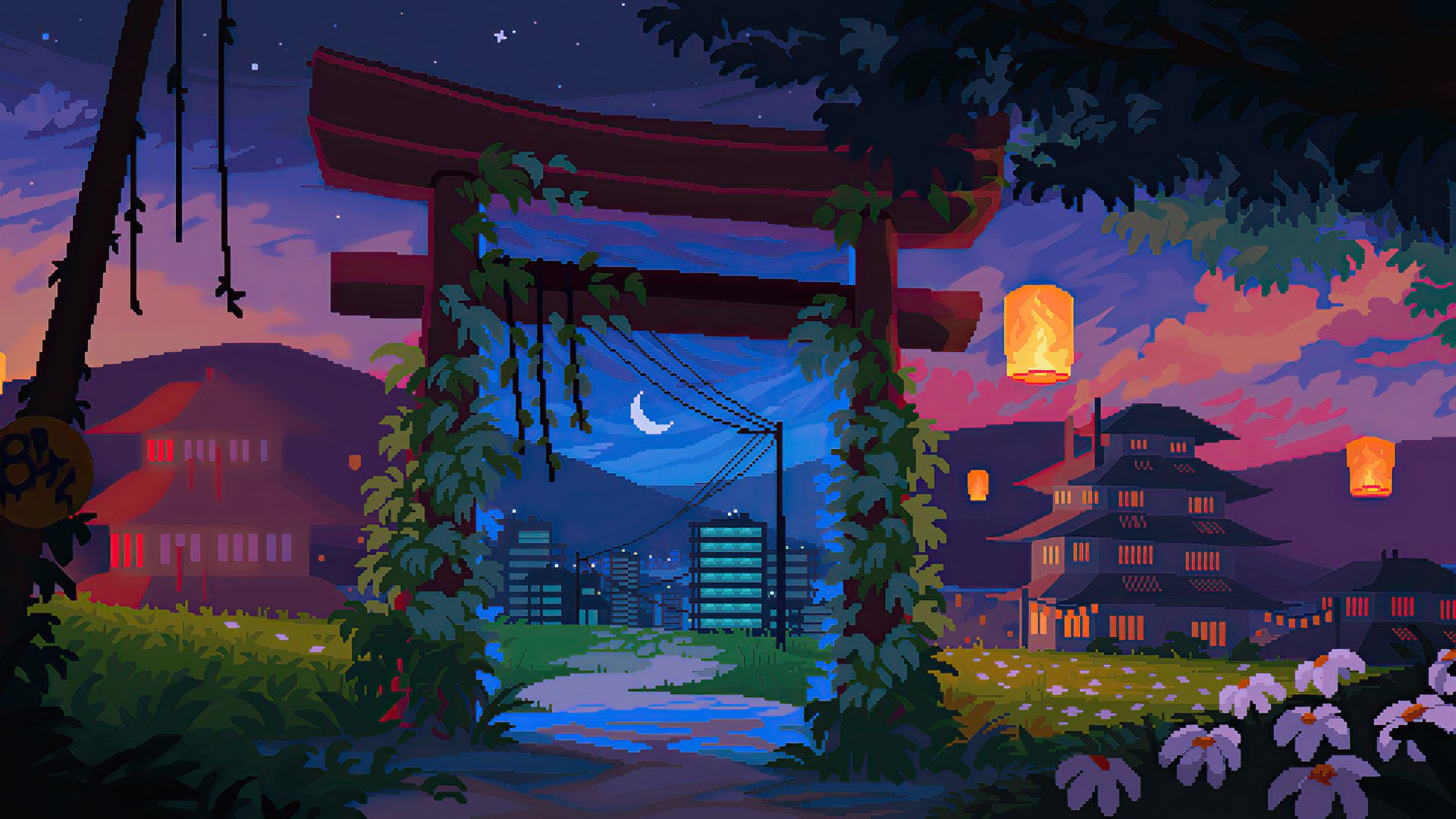 8 Bit Japan Wallpapers