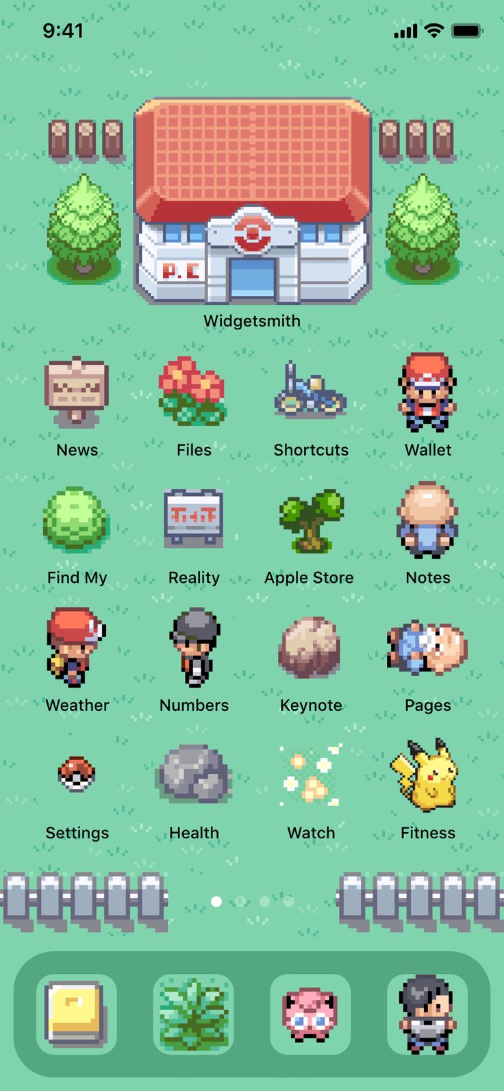 8 Bit Pokemon Iphone Wallpapers