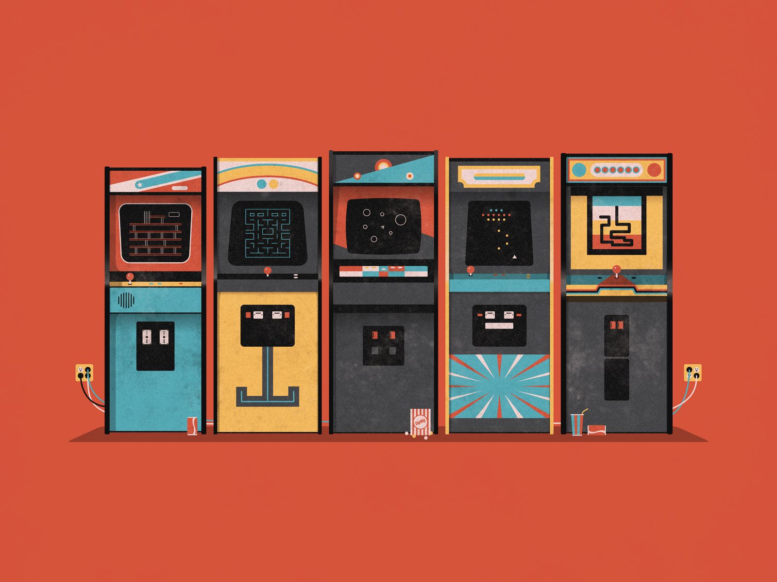 80S Arcade Wallpapers