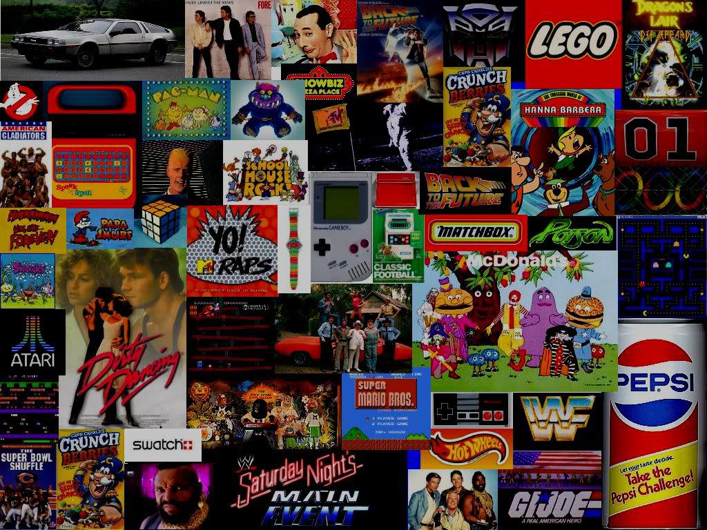 80S Movie Collage Wallpapers Wallpapers