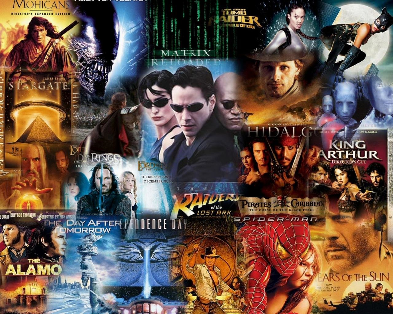 80S Movie Collage Wallpapers Wallpapers