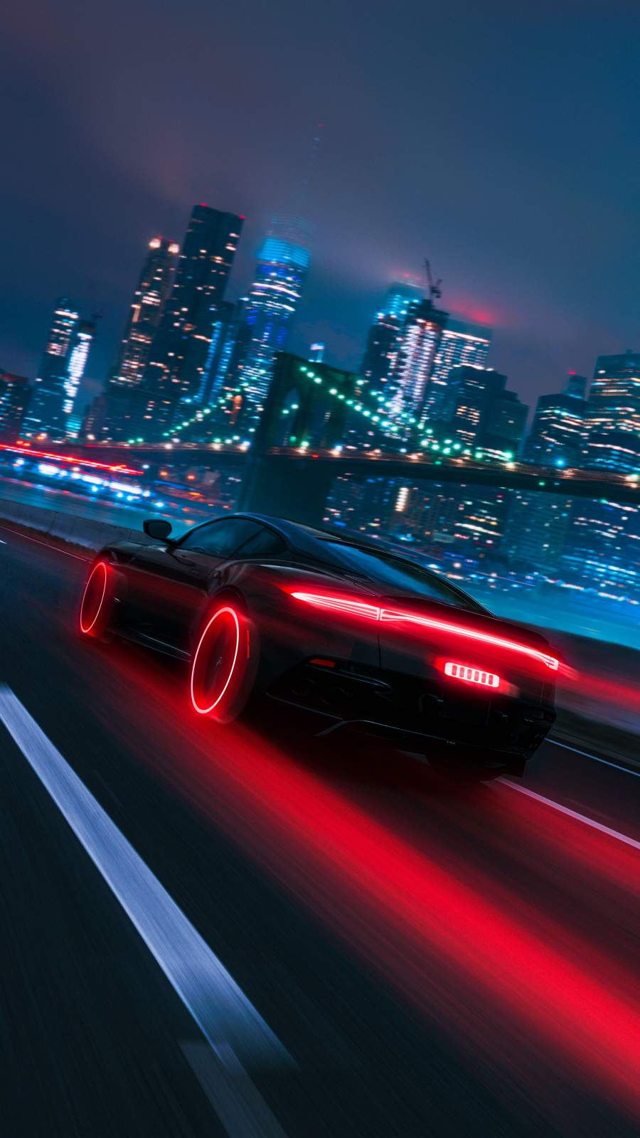 80S Neon Car Iphone Wallpapers