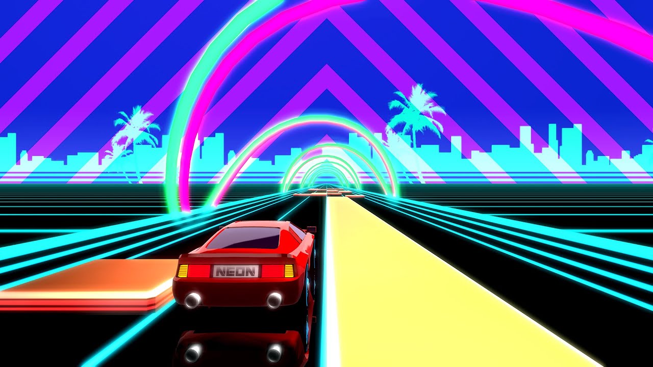 80S Neon Car Iphone Wallpapers