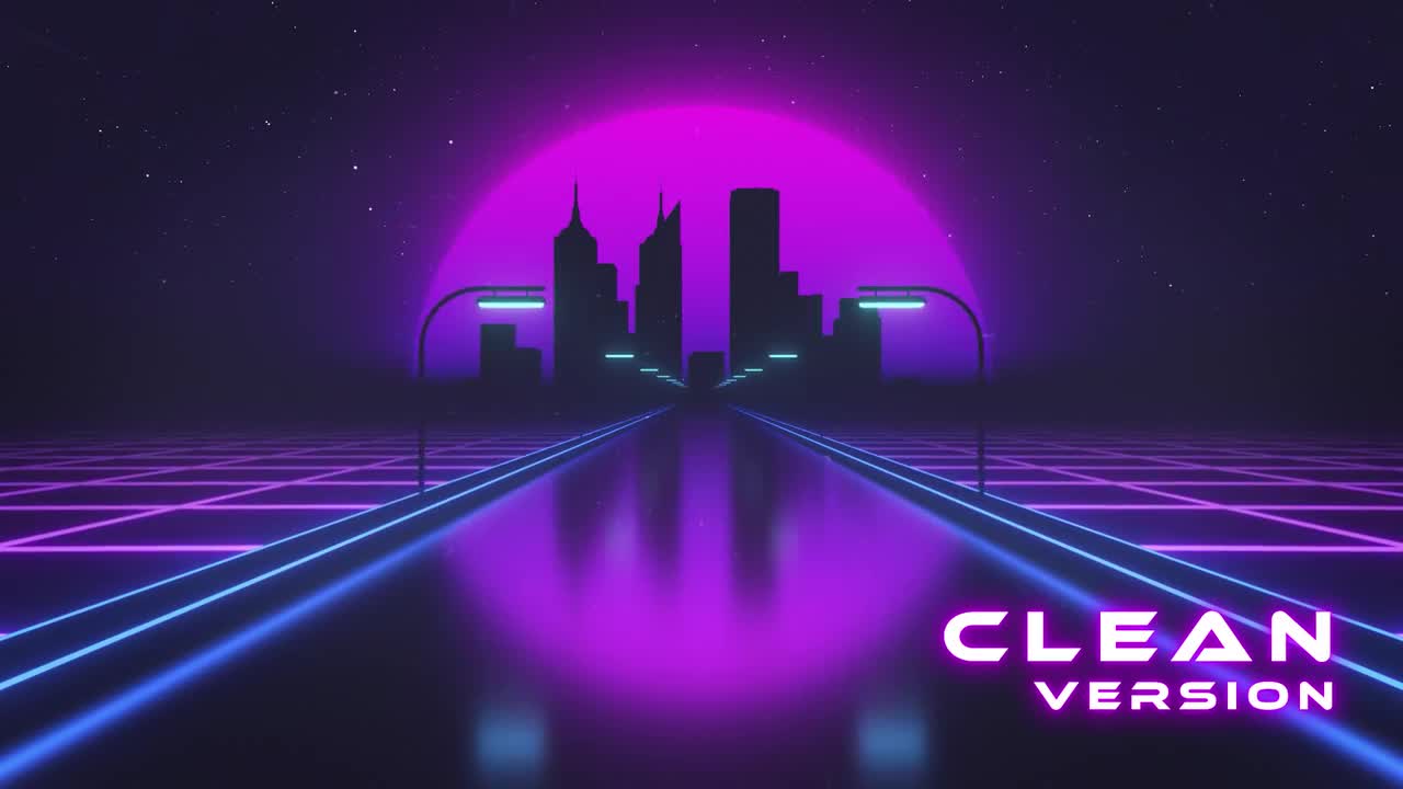 80S Neon Road Wallpapers