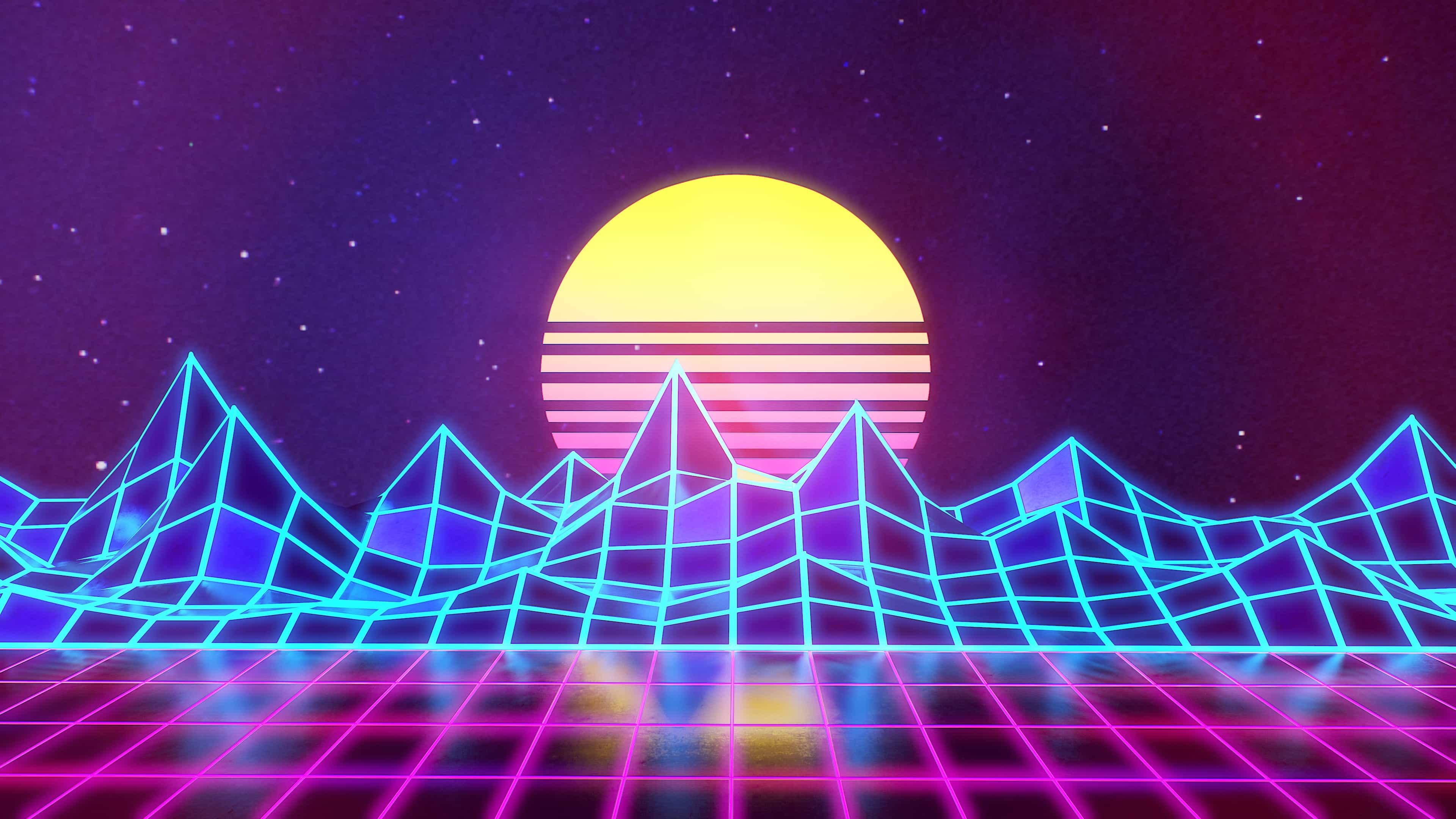 80S Neon Wallpapers