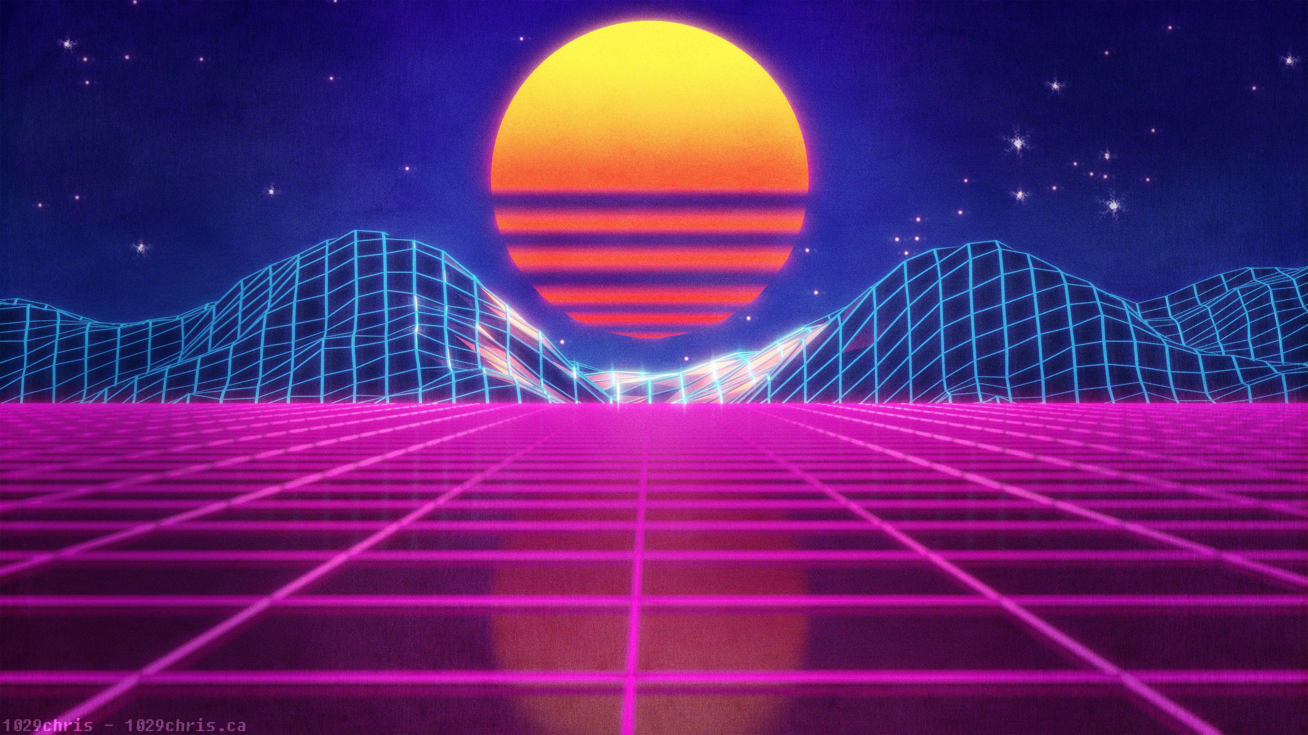 80S Neon Wallpapers